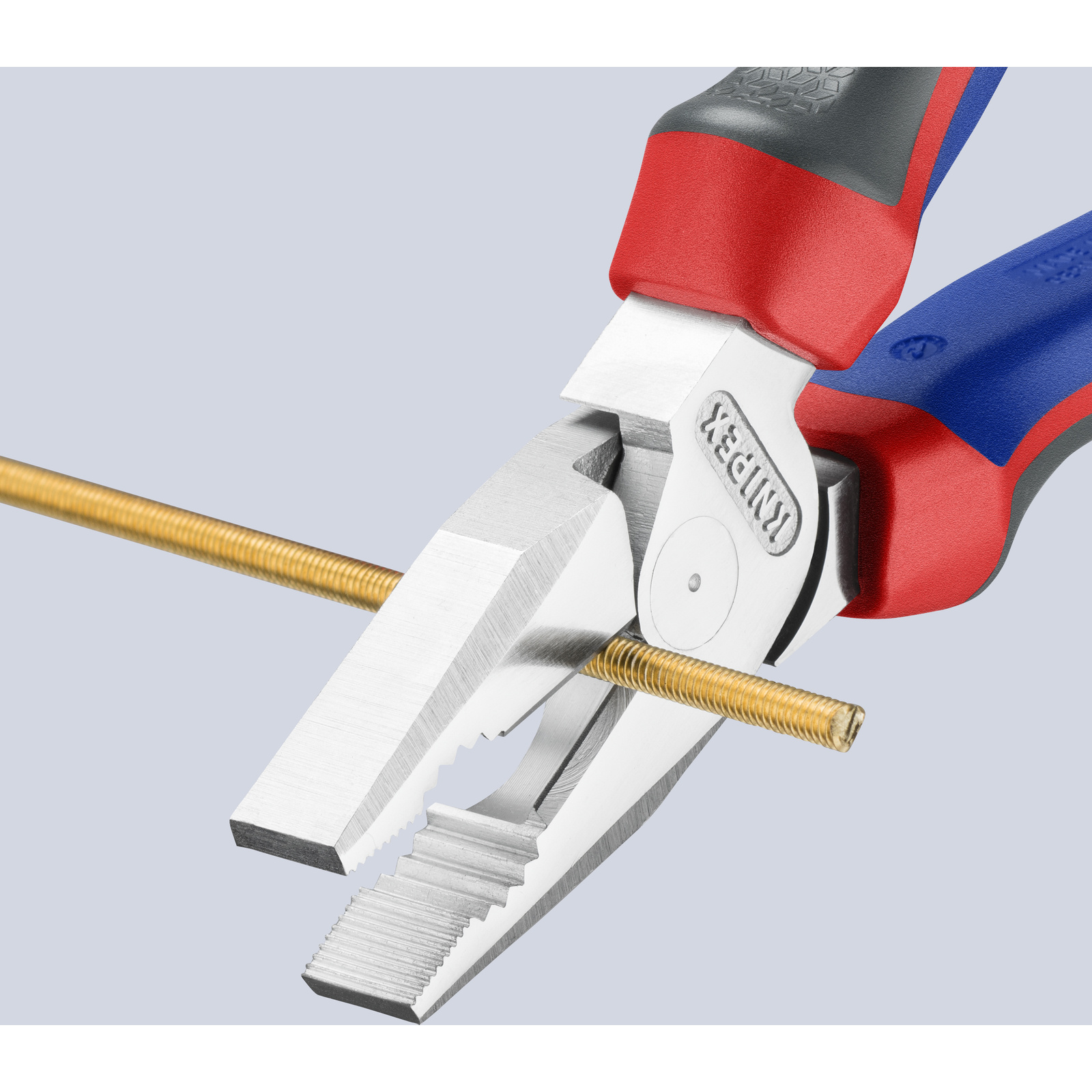 Pince universelle à forte démultiplication 200mm - Bi-matière - Chromée KNIPEX - 0205200