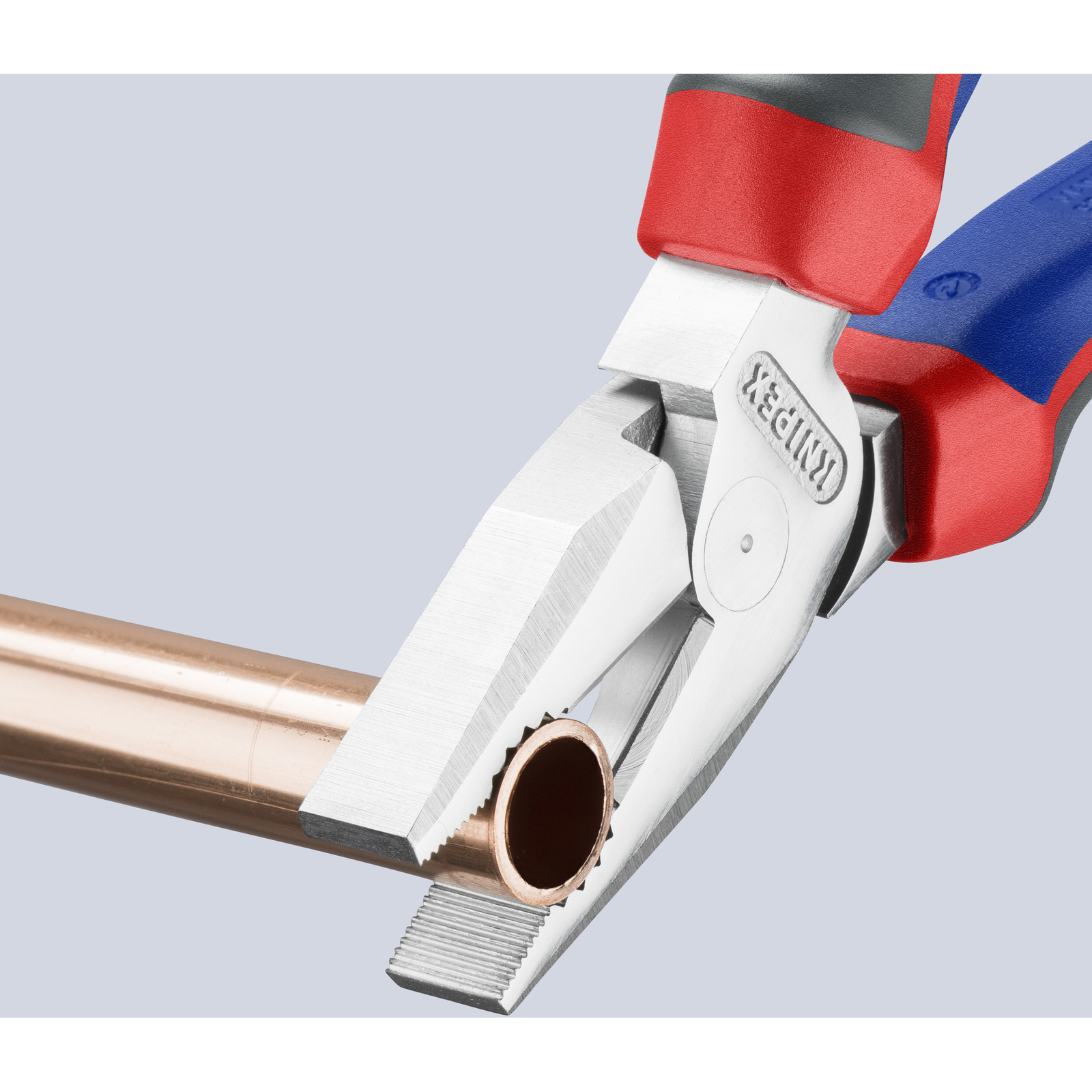 Pince universelle à forte démultiplication 200mm - Bi-matière - Chromée KNIPEX - 0205200