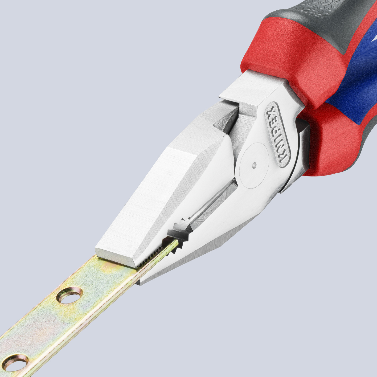 Pince universelle à forte démultiplication 200mm - Bi-matière - Chromée KNIPEX - 0205200
