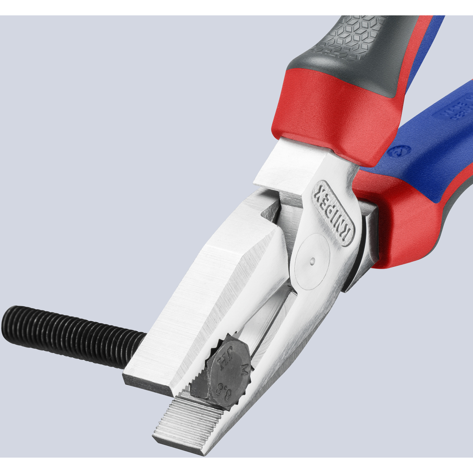 Pince universelle à forte démultiplication 200mm - Bi-matière - Chromée KNIPEX - 0205200