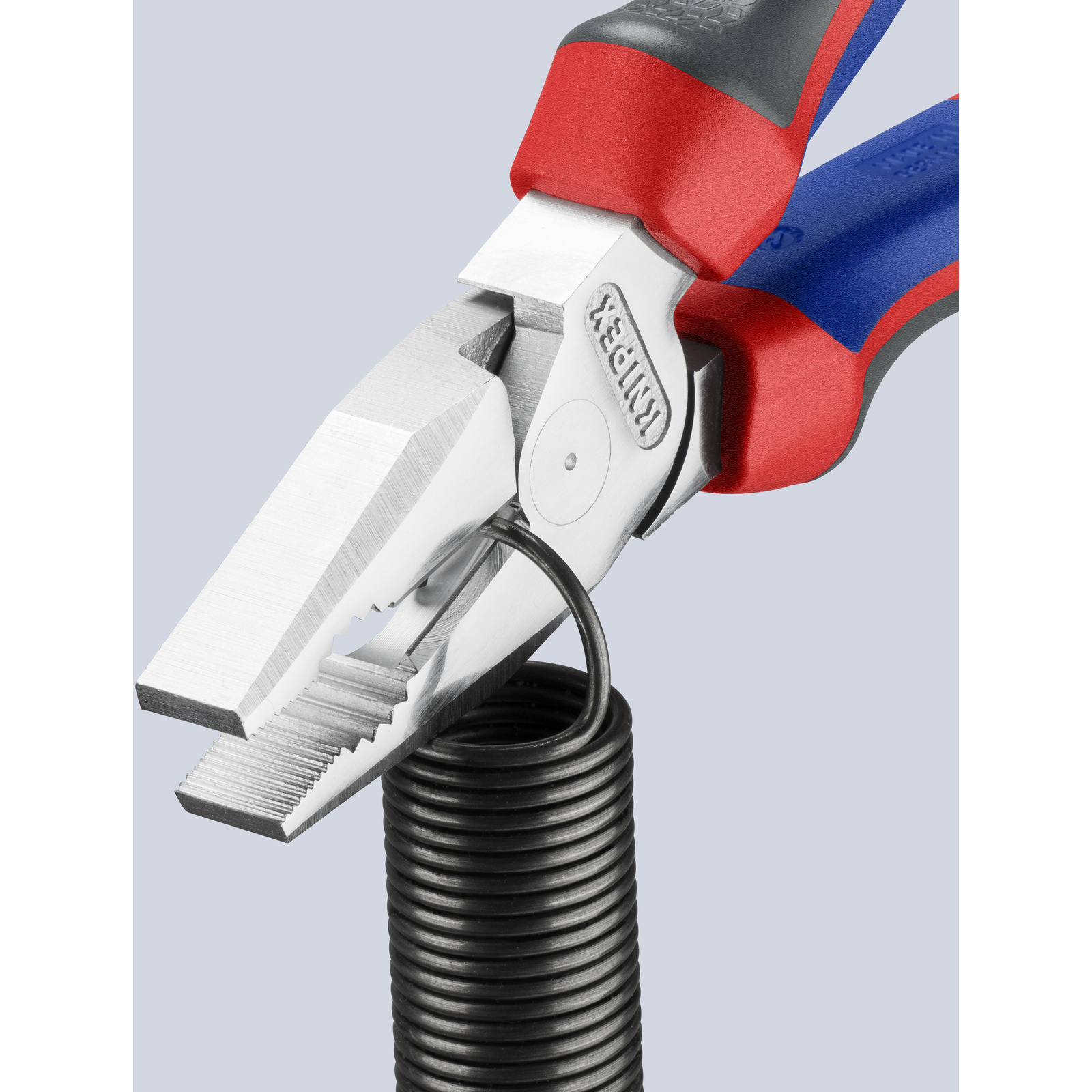 Pince universelle à forte démultiplication 200mm - Bi-matière - Chromée KNIPEX - 0205200