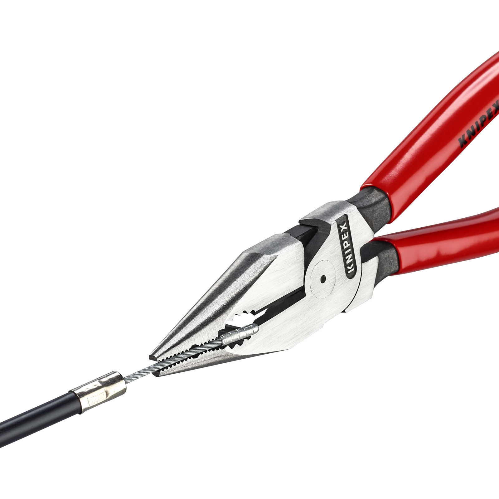 Pince universelle multifonctions 185mm avec tranchant - Gainage PVC KNIPEX - 0821185