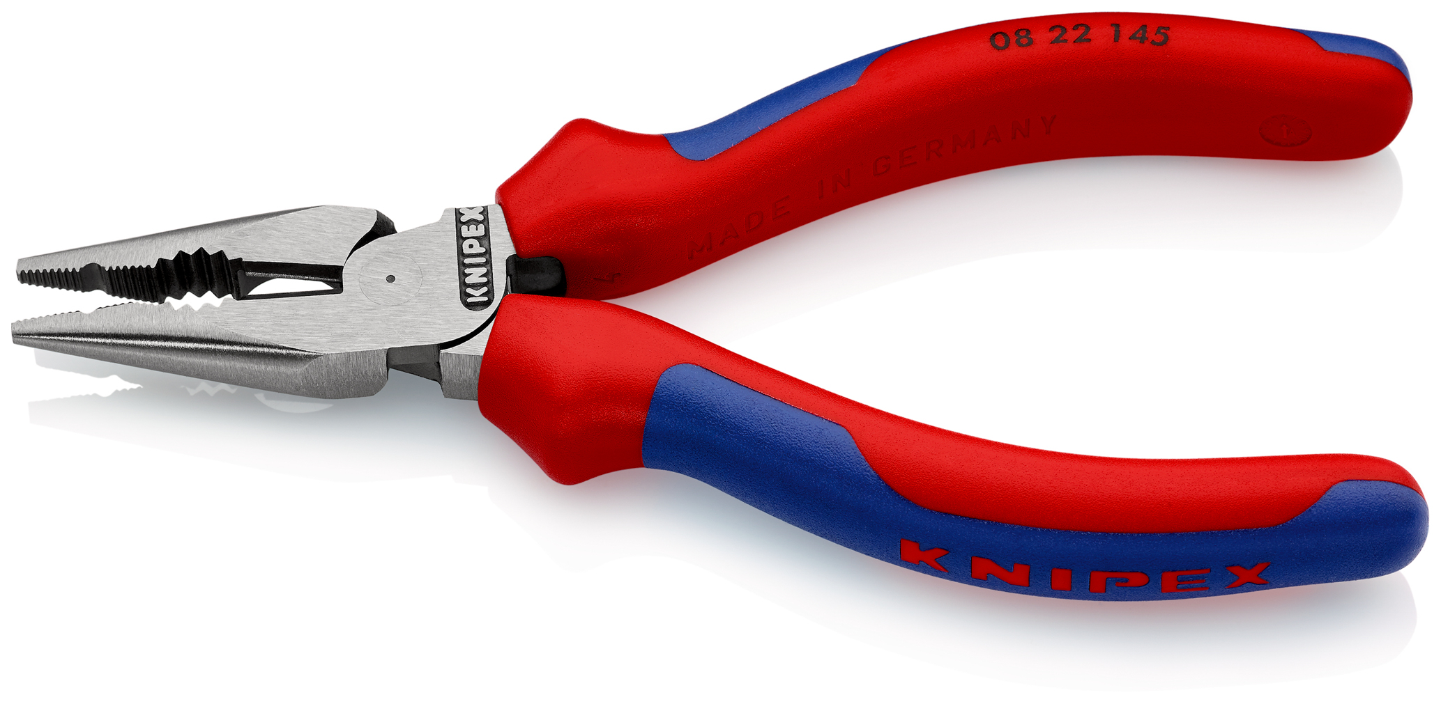Pince universelle 1/2 ronde 145mm sb KNIPEX - 08 22 145 SB