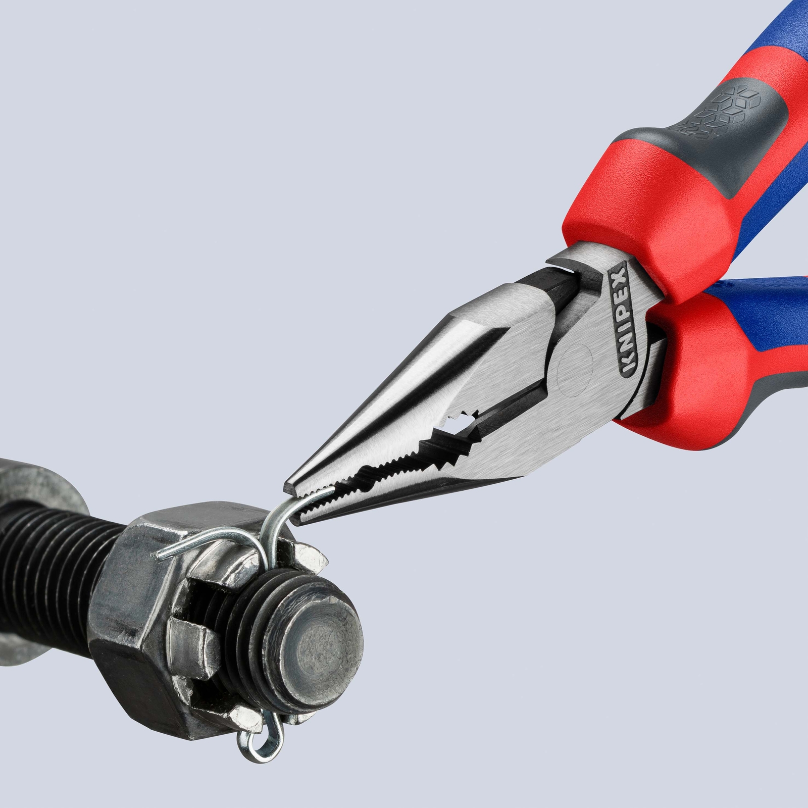 Pince universelle multifonctions 145mm avec tranchant - Bi-matière KNIPEX - 0822145
