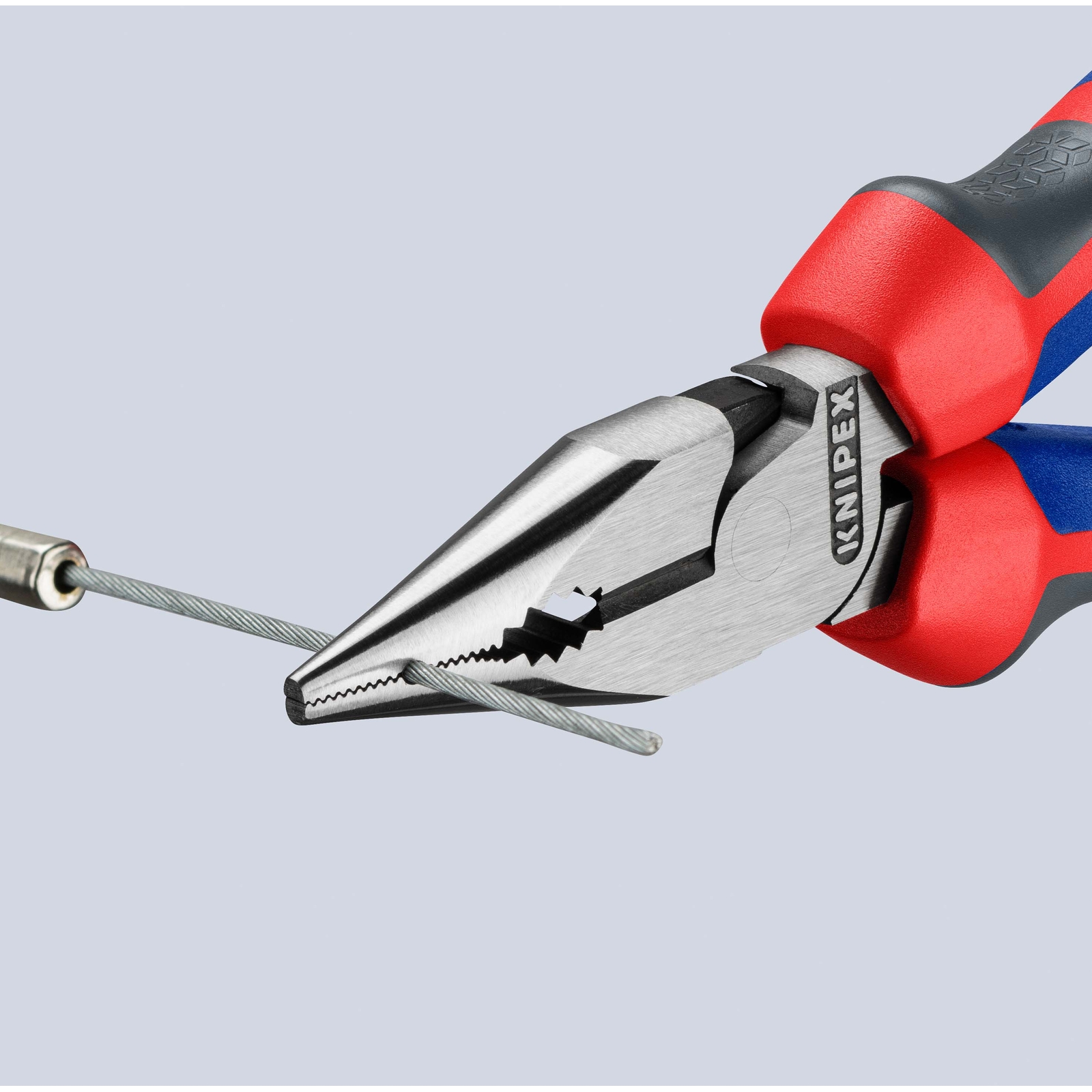 Pince universelle multifonctions 145mm avec tranchant - Bi-matière KNIPEX - 0822145