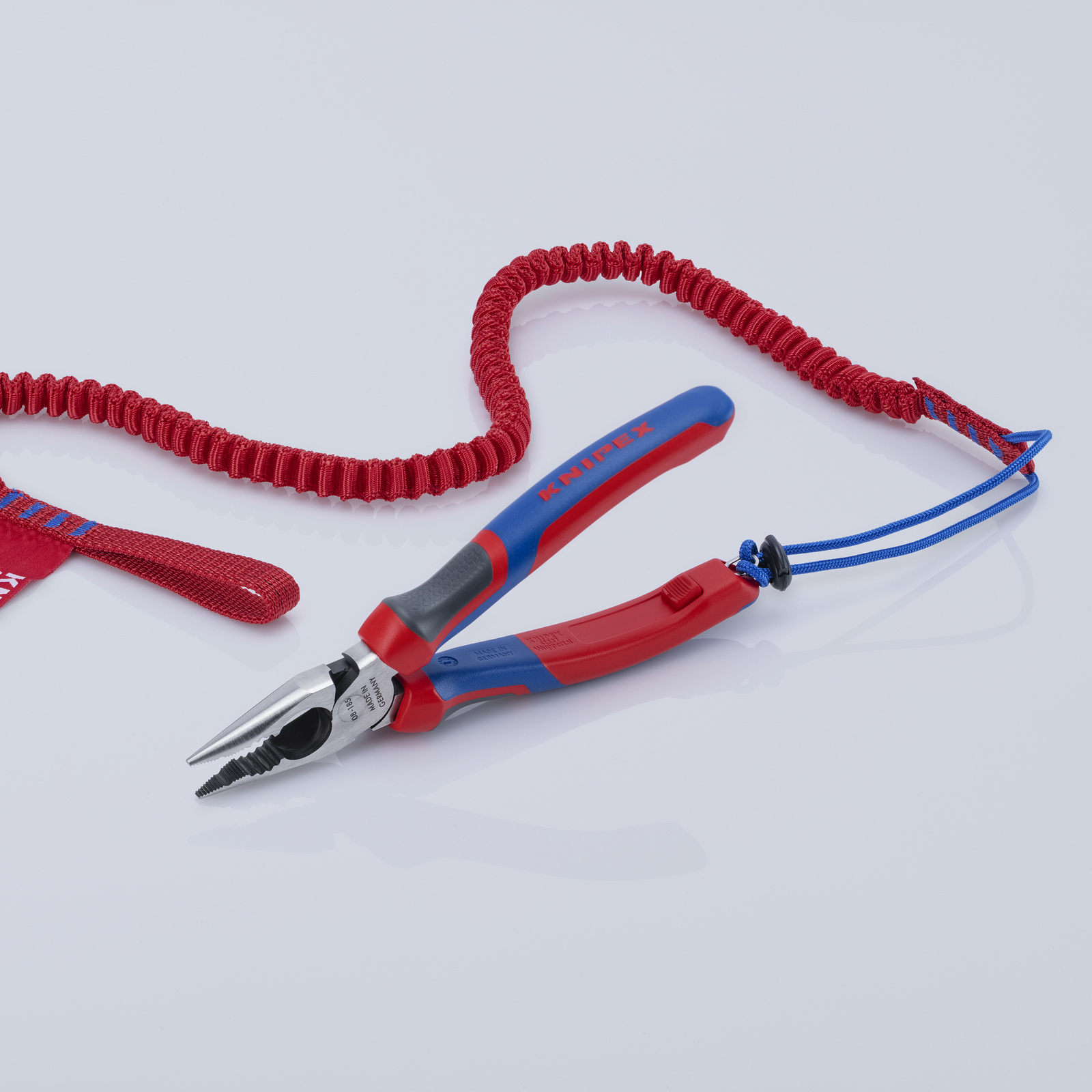 Pince universelle multifonctions 185mm avec tranchant - Tri-matière KNIPEX - 0822185