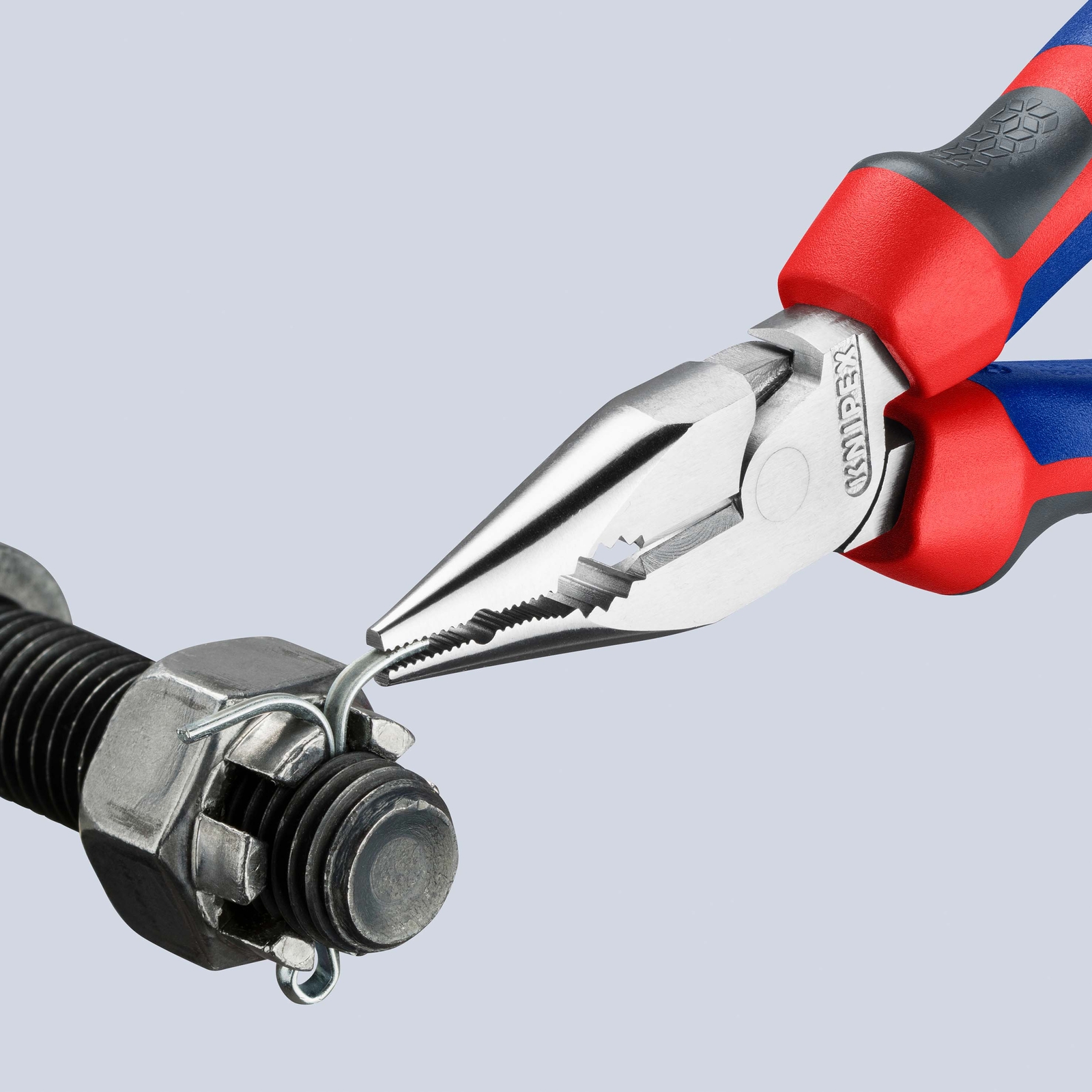 Pince universelle multifonctions 145mm avec tranchant - Bi-matière KNIPEX - 0825145