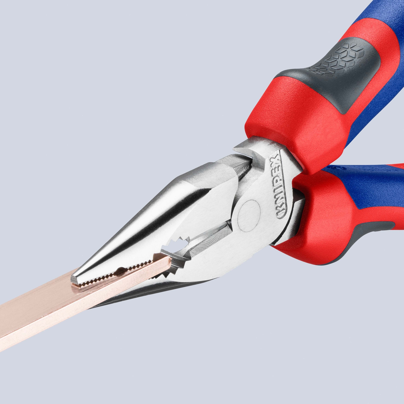 Pince universelle multifonctions 145mm avec tranchant - Bi-matière KNIPEX - 0825145