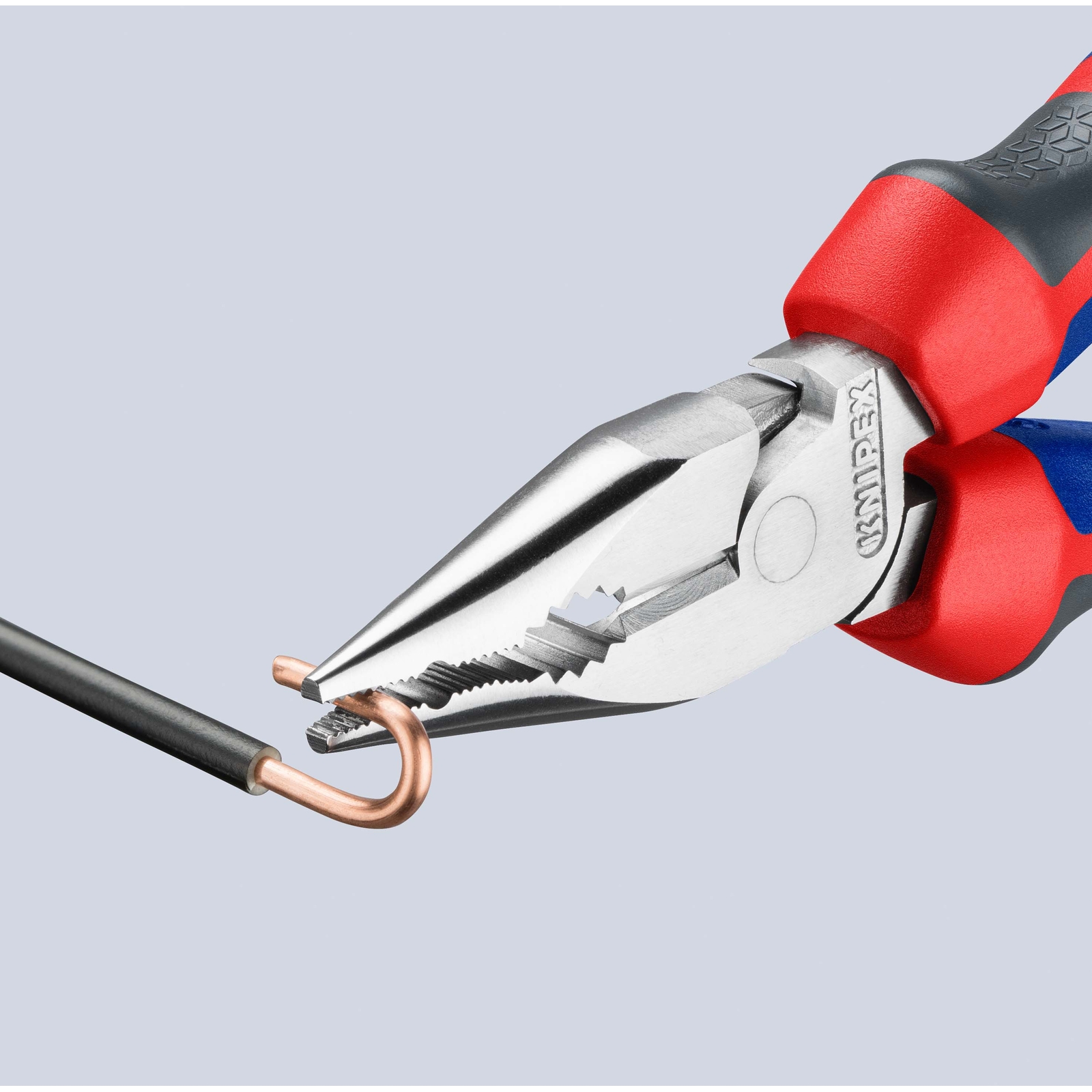 Pince universelle multifonctions 145mm avec tranchant - Bi-matière KNIPEX - 0825145