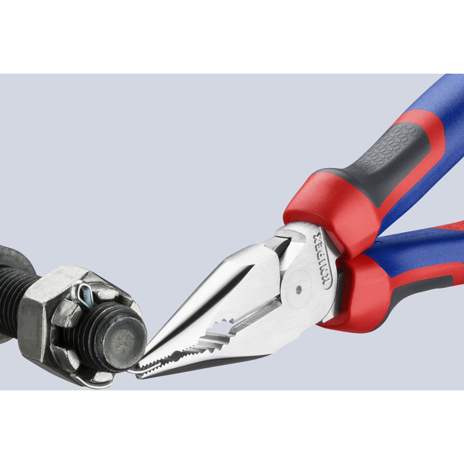 Pince universelle multifonctions 185mm avec tranchant - Tri-matière KNIPEX - 0825185