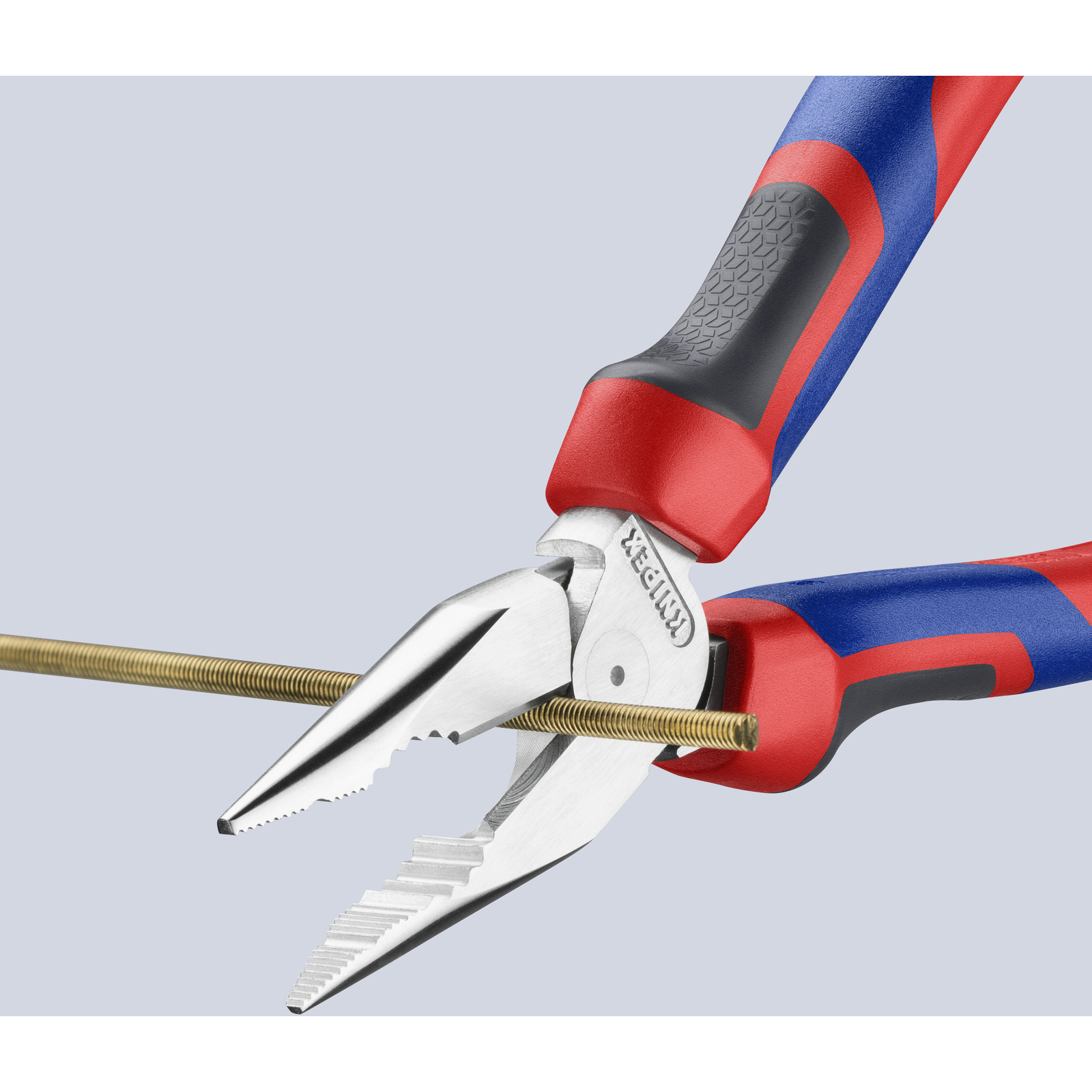 Pince universelle multifonctions 185mm avec tranchant - Tri-matière KNIPEX - 0825185