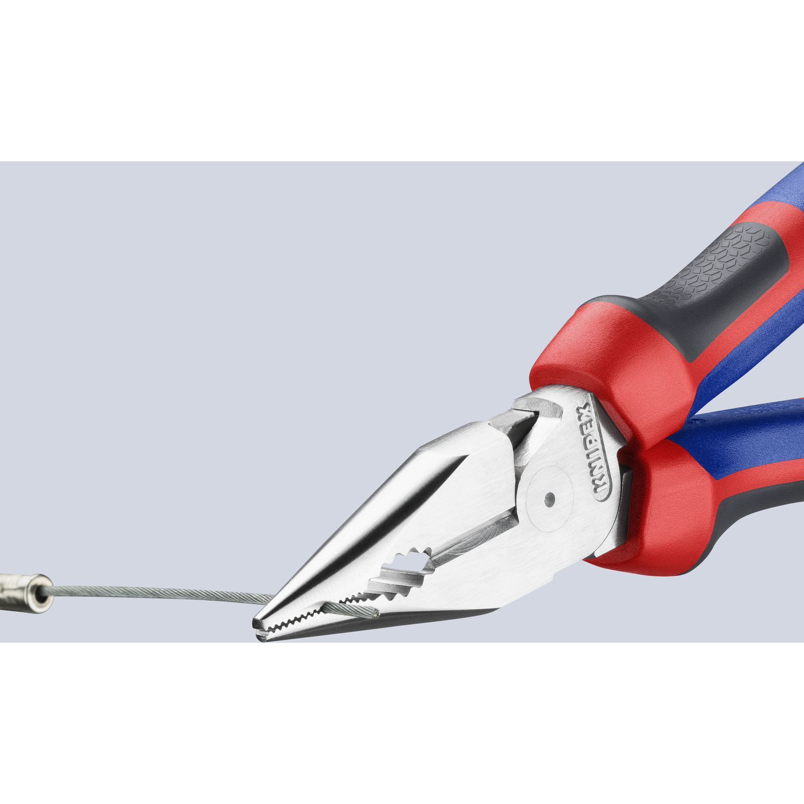 Pince universelle multifonctions 185mm avec tranchant - Tri-matière KNIPEX - 0825185