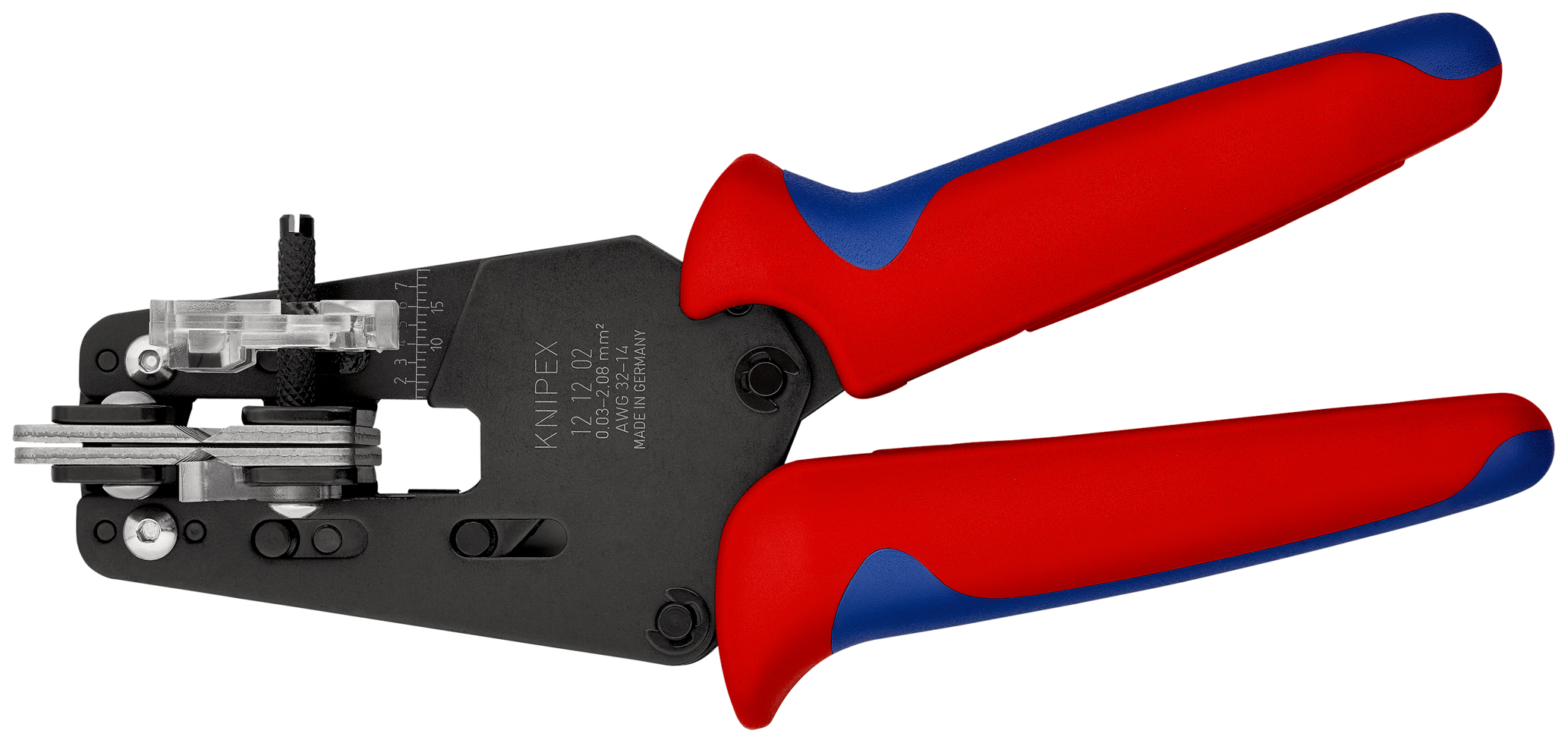 Pince a denuder avec 4 couteaux de forme KNIPEX - 12 12 02