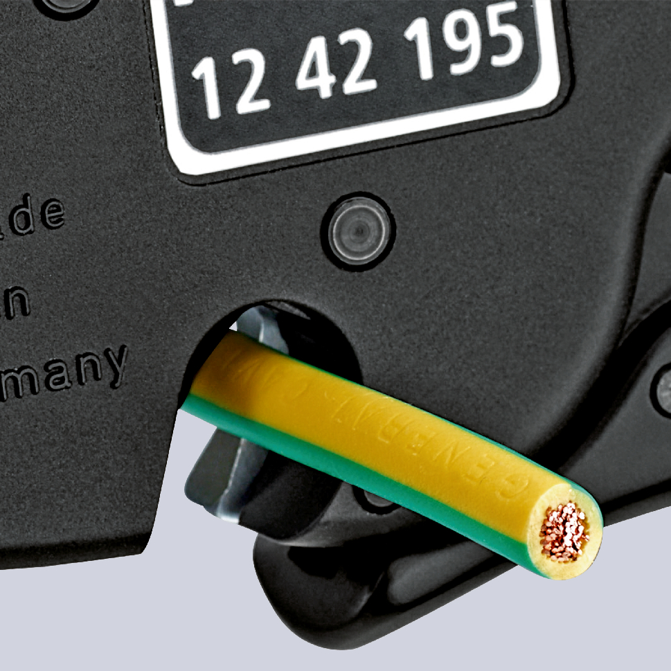 Pince à dénuder MultiStrip 10 automatique 0,03 à 10mm² Boitier ABS Poids faible KNIPEX - 1242195