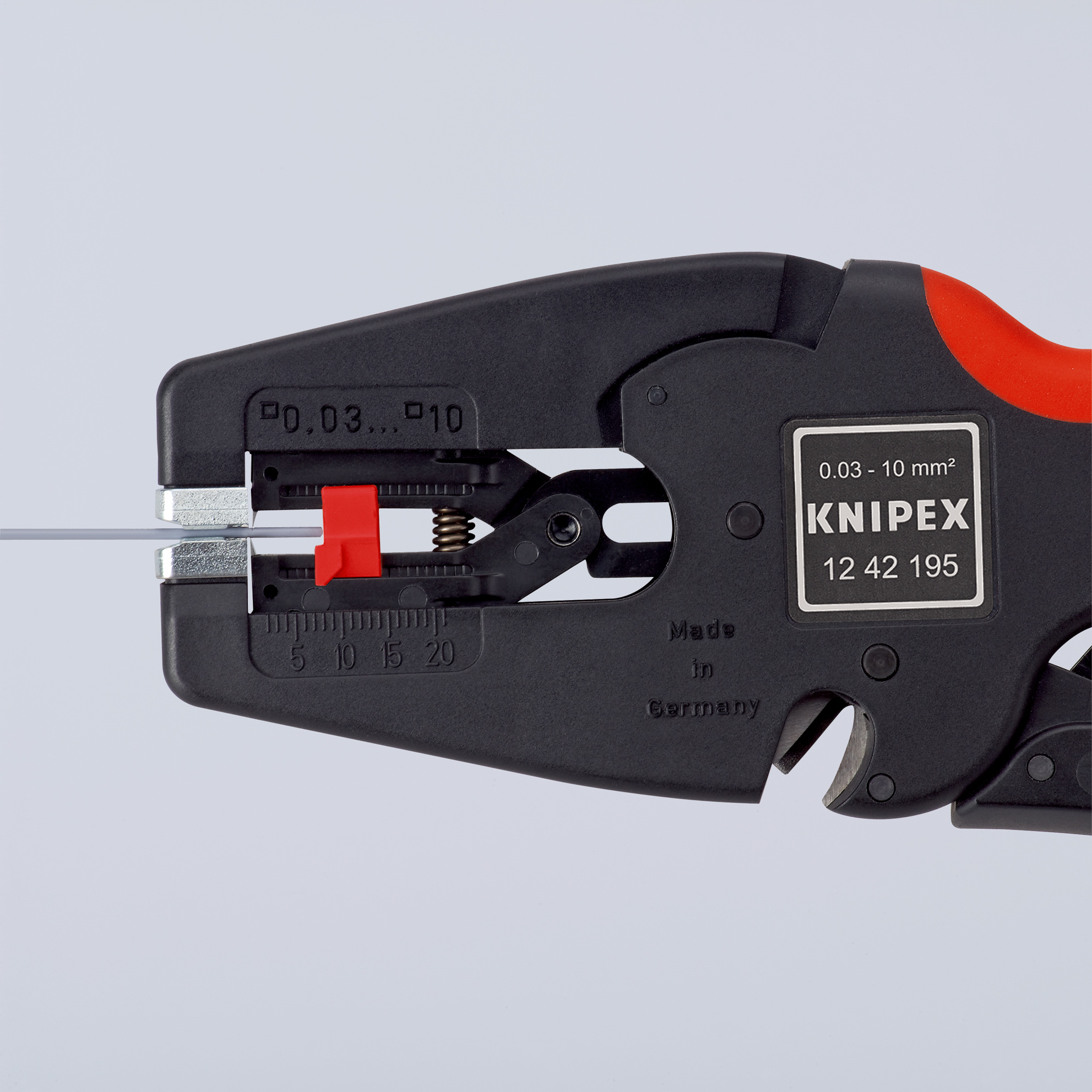 Pince à dénuder MultiStrip 10 automatique 0,03 à 10mm² Boitier ABS Poids faible KNIPEX - 1242195