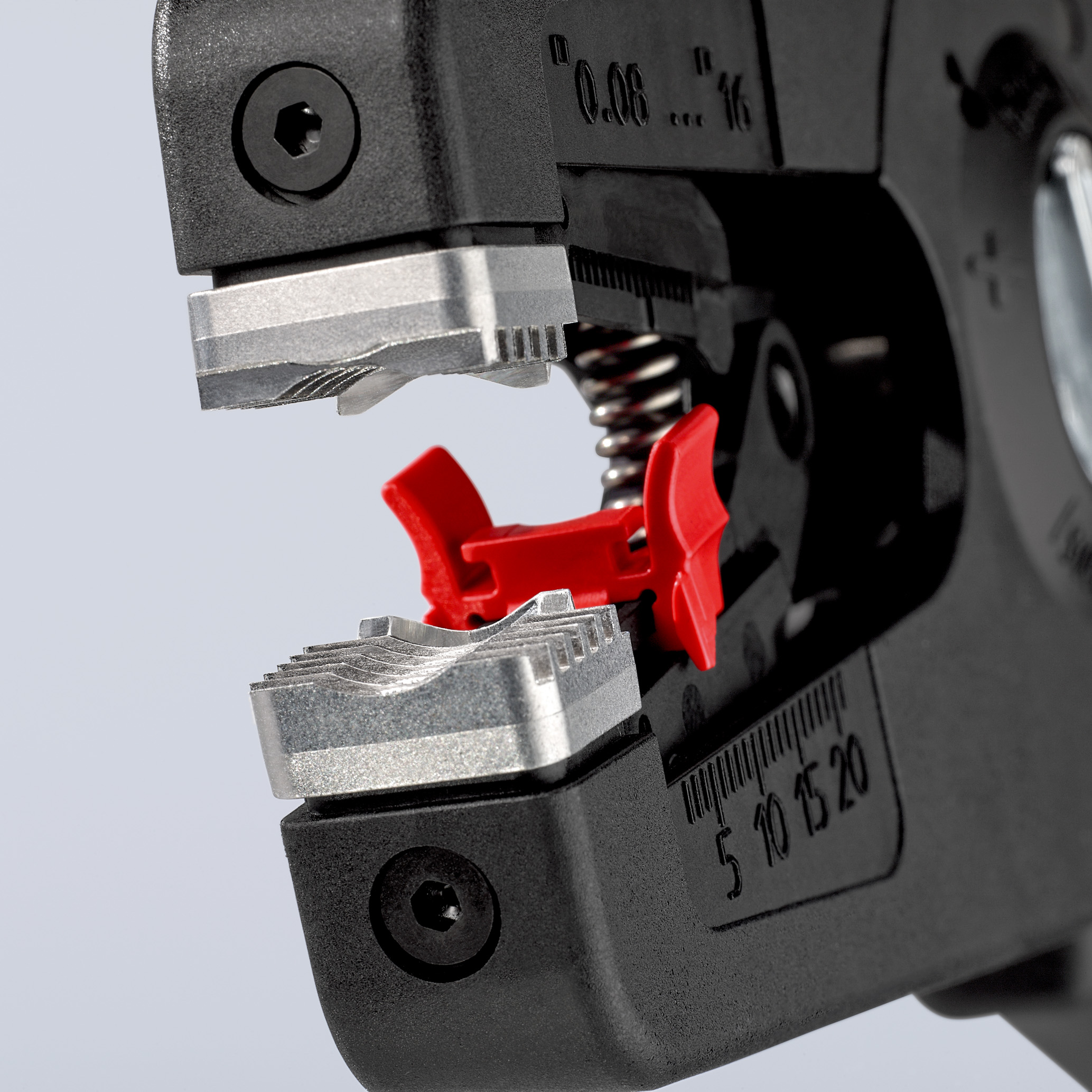 Pince à dénuder automatique PréciStrip16 de 0,08 à 16mm² - Fonction coupe-câble KNIPEX - 1252195