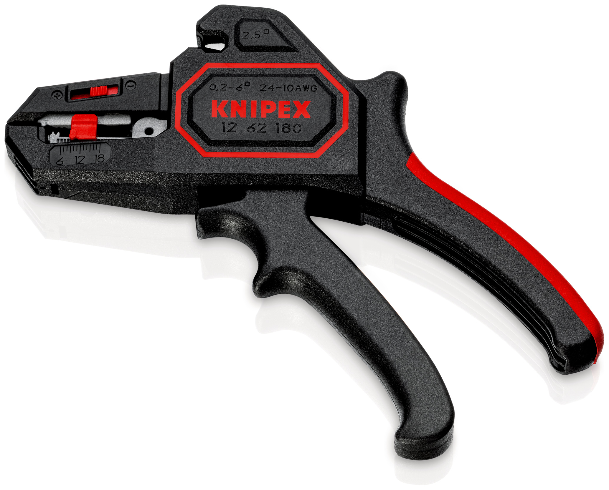 Pince à dénuder KNIPEX ComStrip compacte automatique à réglages fins KNIPEX - 1262180