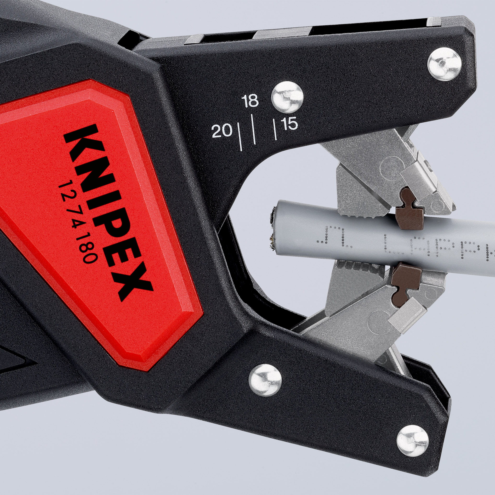 Pince a degainer automatique ø 4,4 à 7,5 KNIPEX - 12 74 180 SB