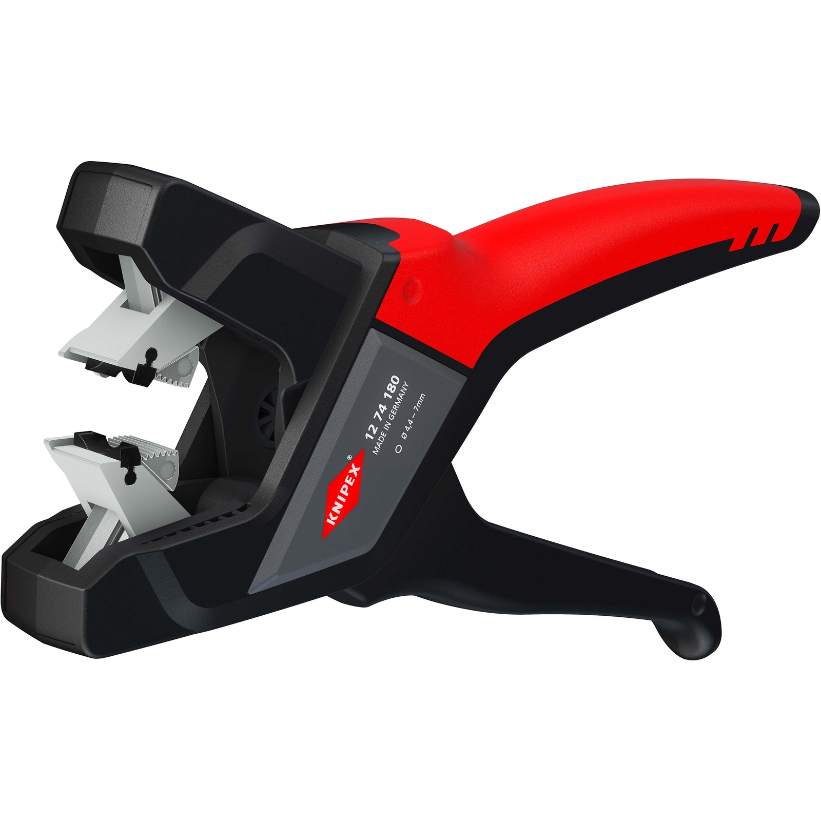 Pince à dégainer automatique câbles de données Ø4 4 à 7 5mm - 180mm - Bi-matière KNIPEX - 1274180