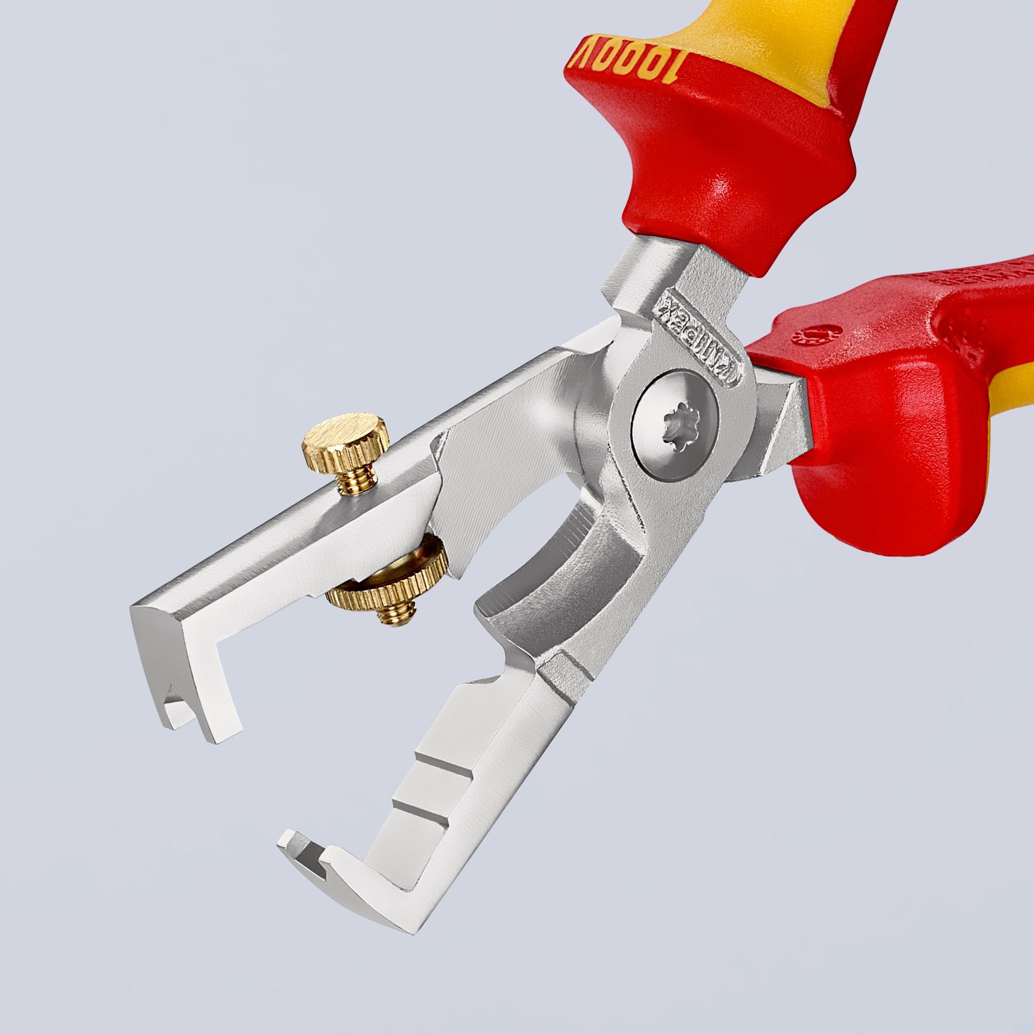 Pince à dénuder et coupe-câbles KNIPEX StriX - 180mm - Bi-matière - Chromé 1000V KNIPEX - 1366180
