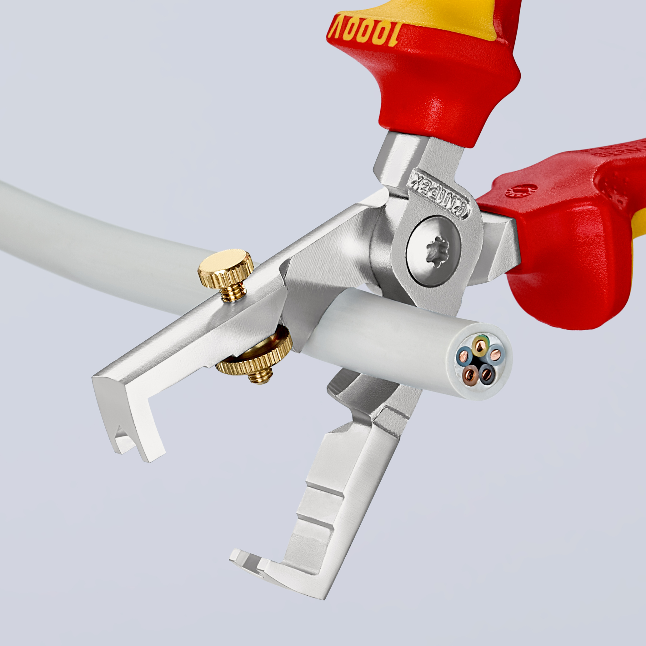 Pince à dénuder et coupe-câbles Strix KNIPEX - 13 66 180