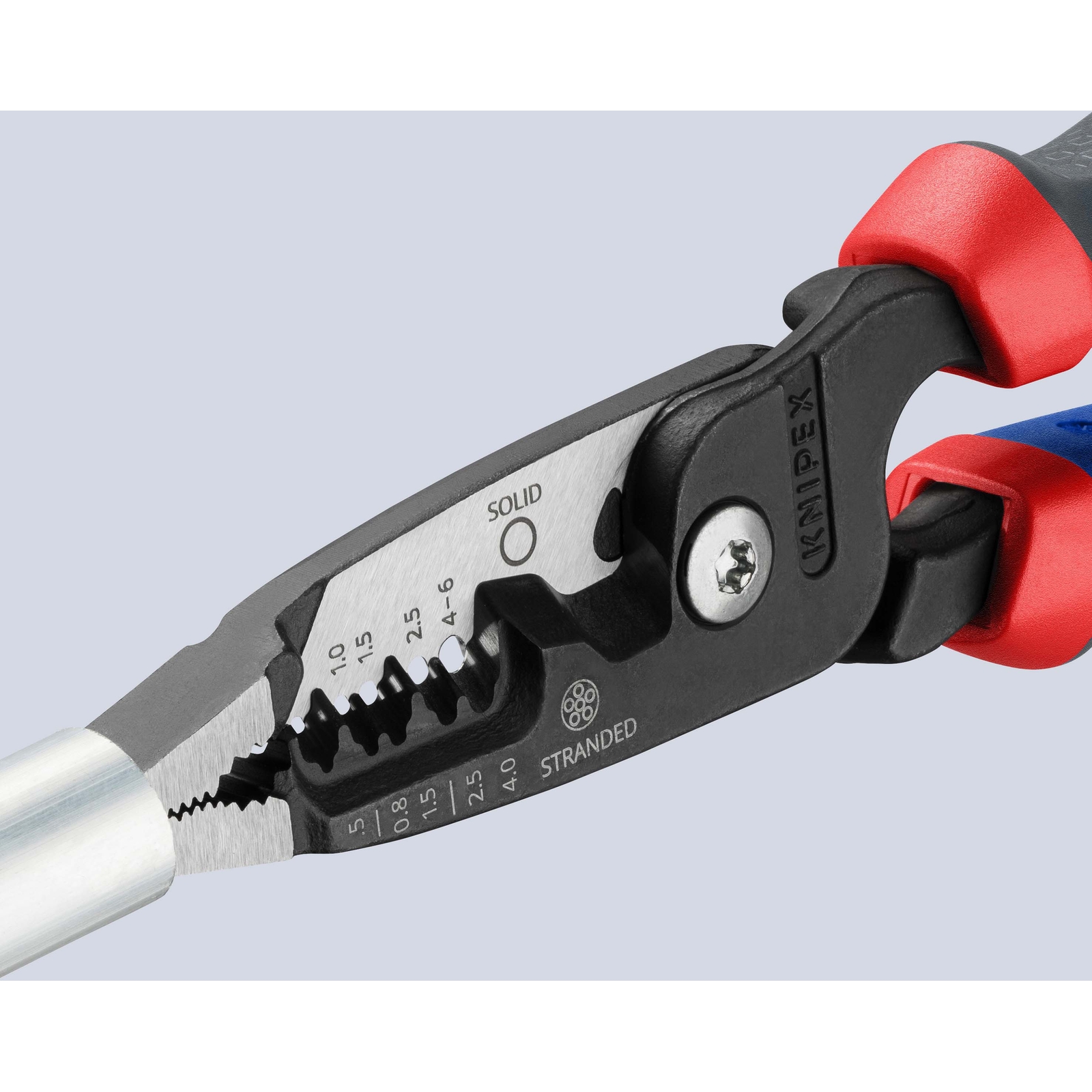 Pince multifonctions 5 en 1 - 200mm - Saisit coupe et dénude - Bimatière KNIPEX - 1372200ME