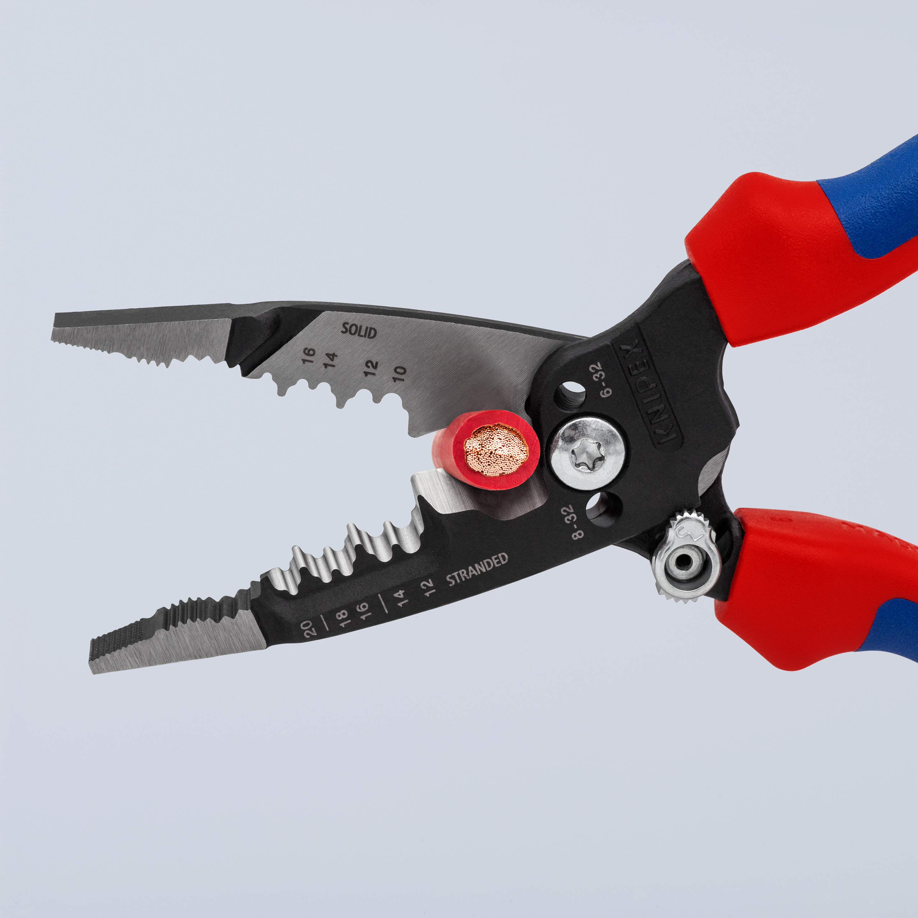 Pince multifonction pour câbles AWG - Gainage bi-matière KNIPEX - 13728