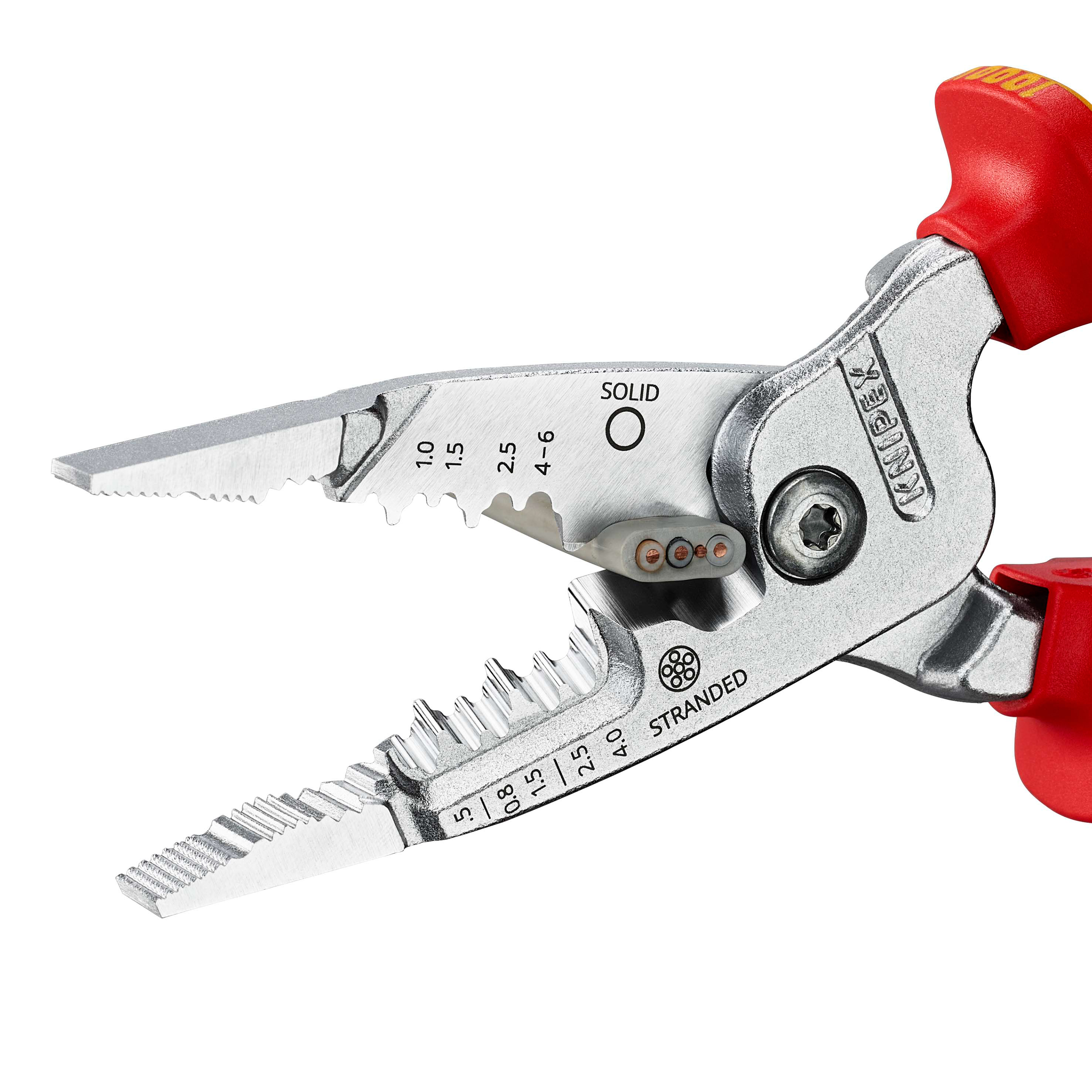 Pince multifonctions 5 en 1 - 200mm - Saisit, coupe et dénude - Bimat - 1000V KNIPEX - 1376200ME