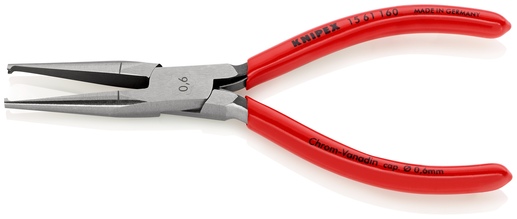 Pince à dénuder avec prisme de dénudage précis D0,6mm - 160mm - Gainage PVC KNIPEX - 1561160