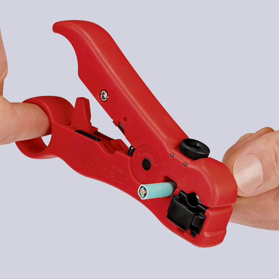 Outil denuder cabl. coaxiaux rg59/6/7/11 KNIPEX - 16 60 06 SB