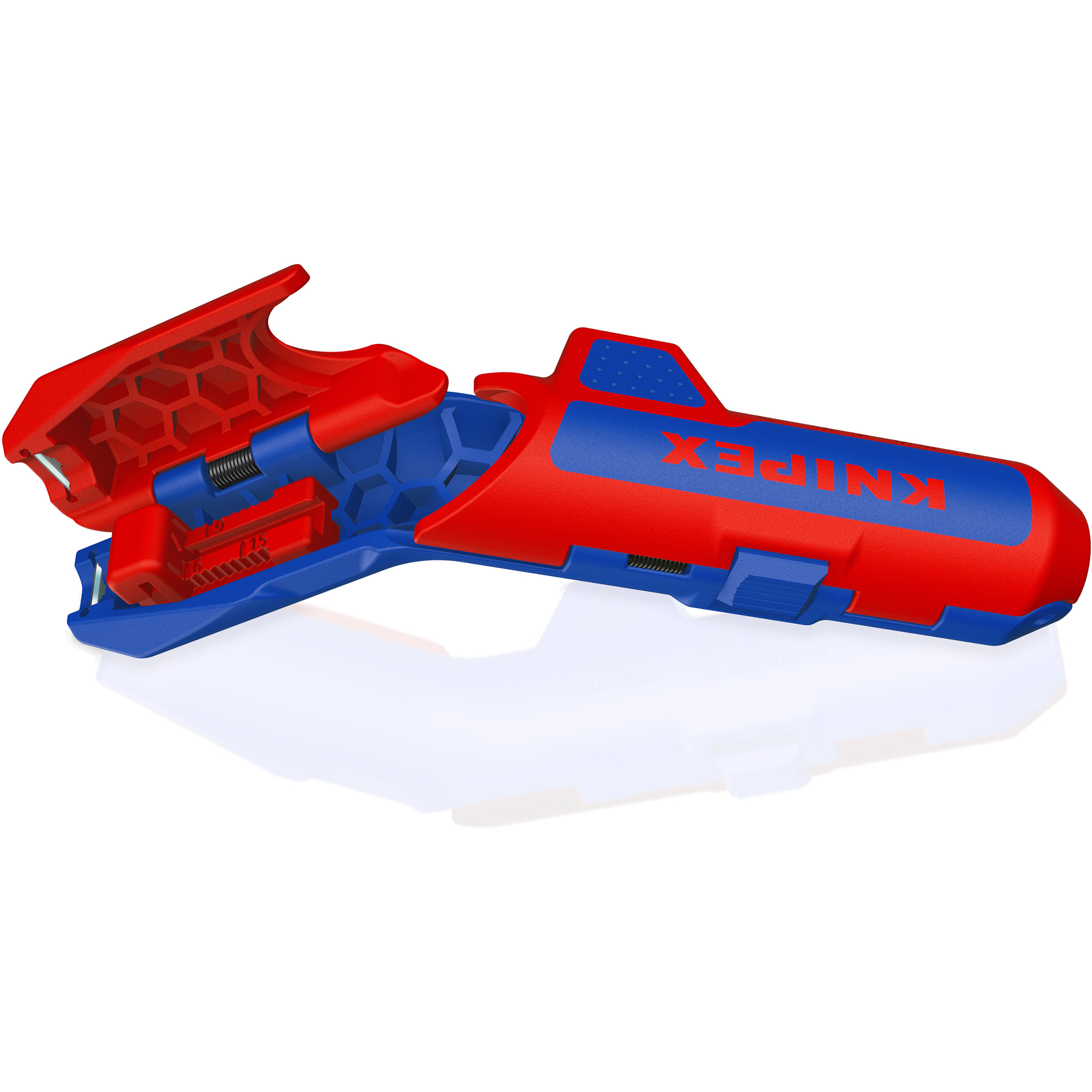 Outil à dénuder ERGOSTRIP PV - 135mm - Spécial câbles photovoltaïques 4 / 6mm² KNIPEX - 169503SB
