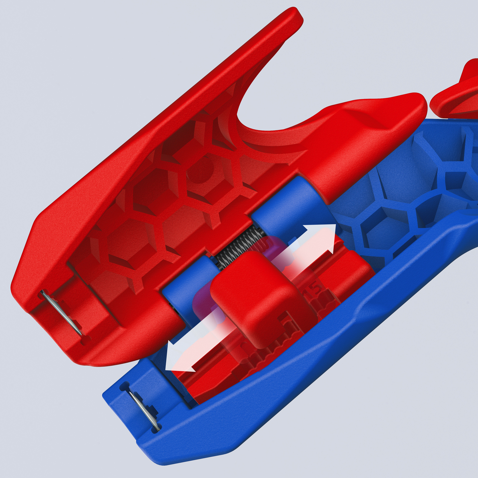 Outil à dénuder ERGOSTRIP PV - 135mm - Spécial câbles photovoltaïques 4 / 6mm² KNIPEX - 169503SB