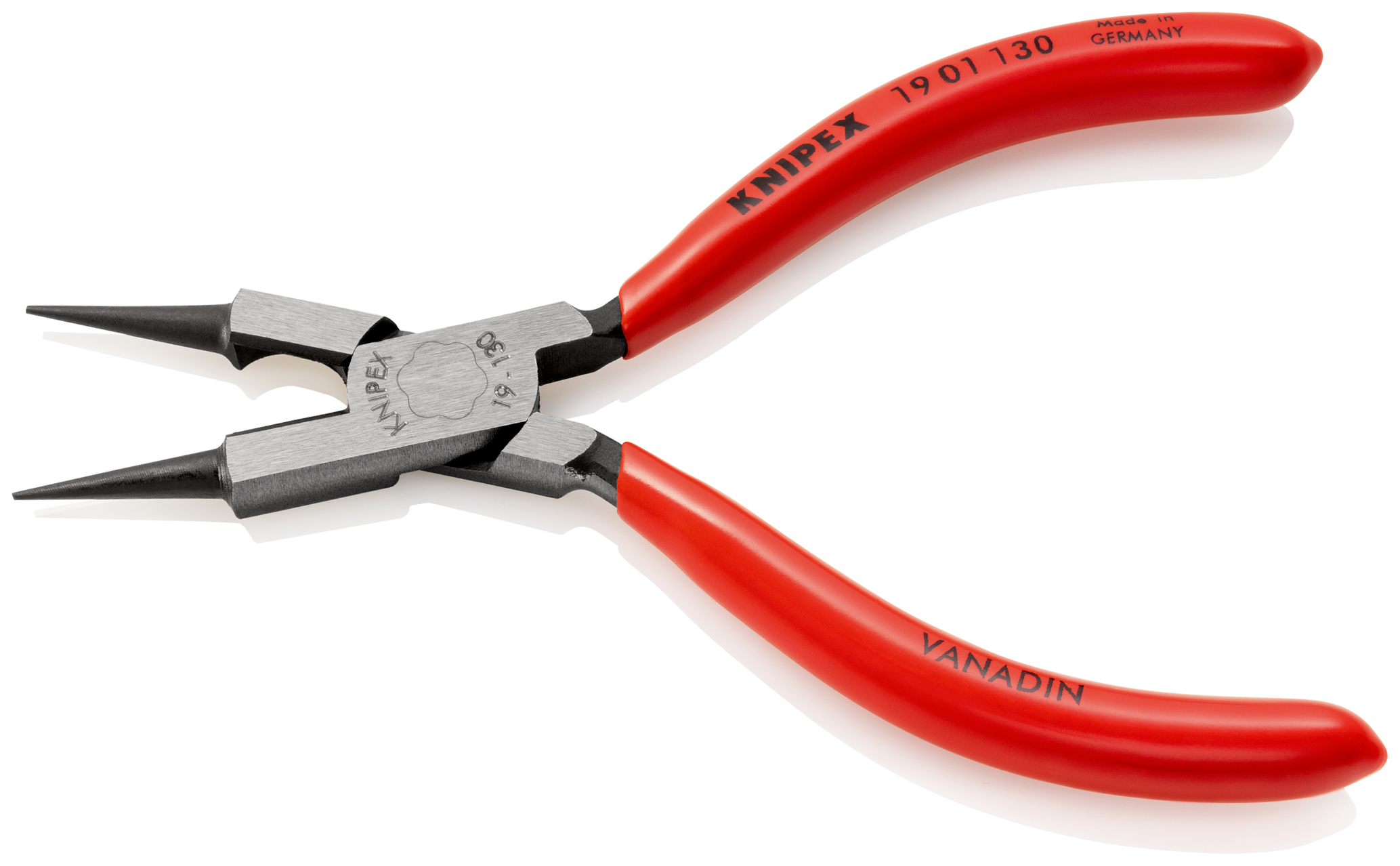 Pince a becs ronds 130mm avec tranchant KNIPEX - 19 01 130 SB