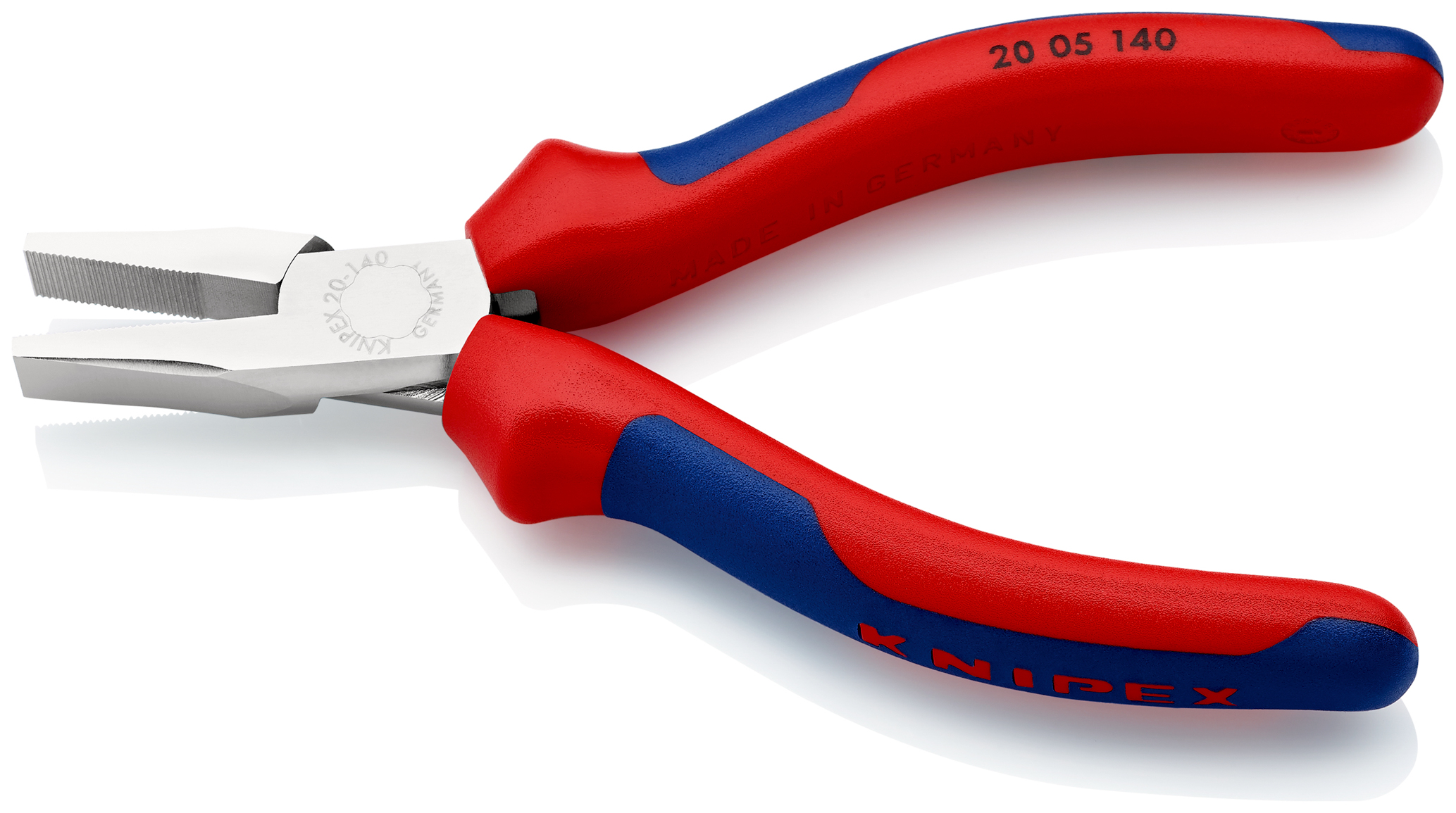 Pince a becs plats 140mm chrome KNIPEX - 20 05 140