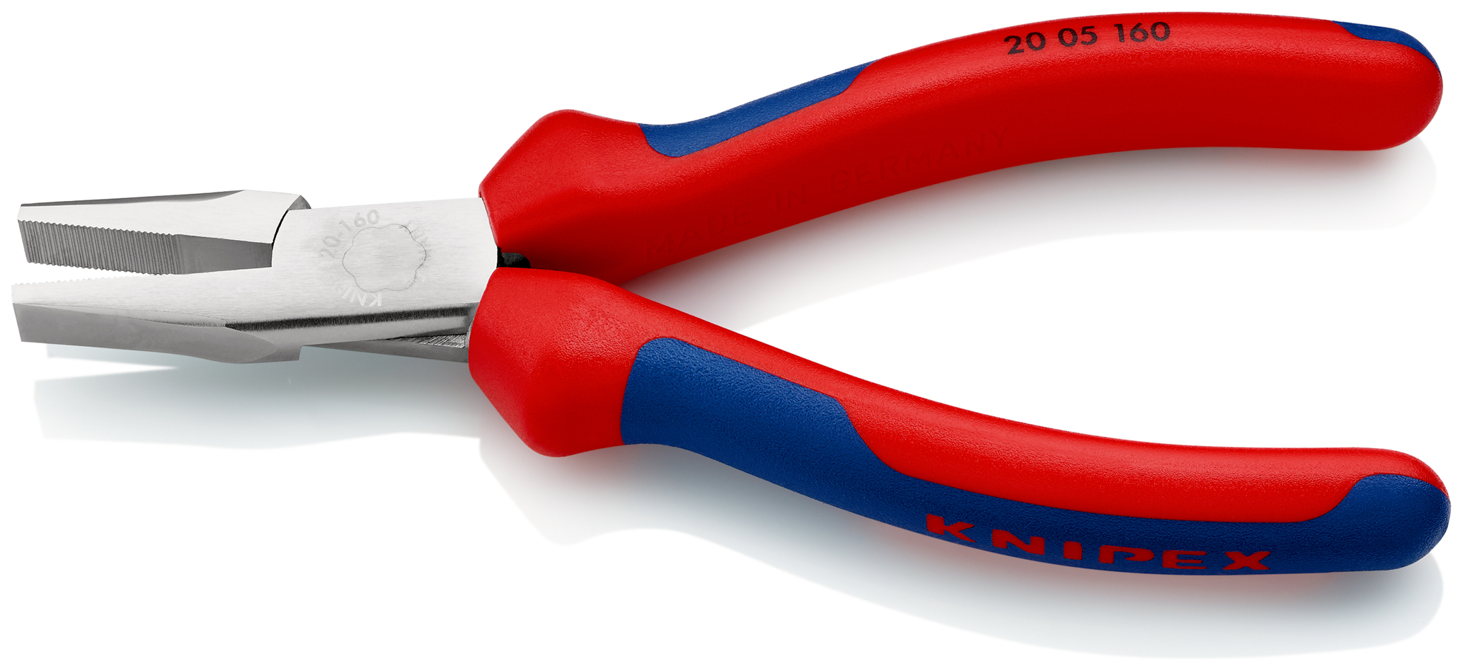 Pince a becs plats 160mm chrome KNIPEX - 20 05 160