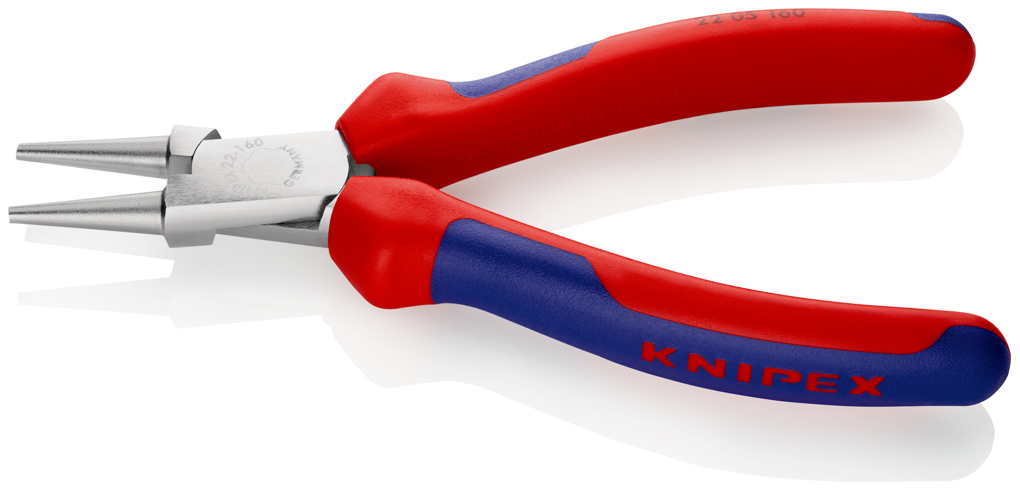 Pince a becs ronds 160mm chrome KNIPEX - 22 05 160