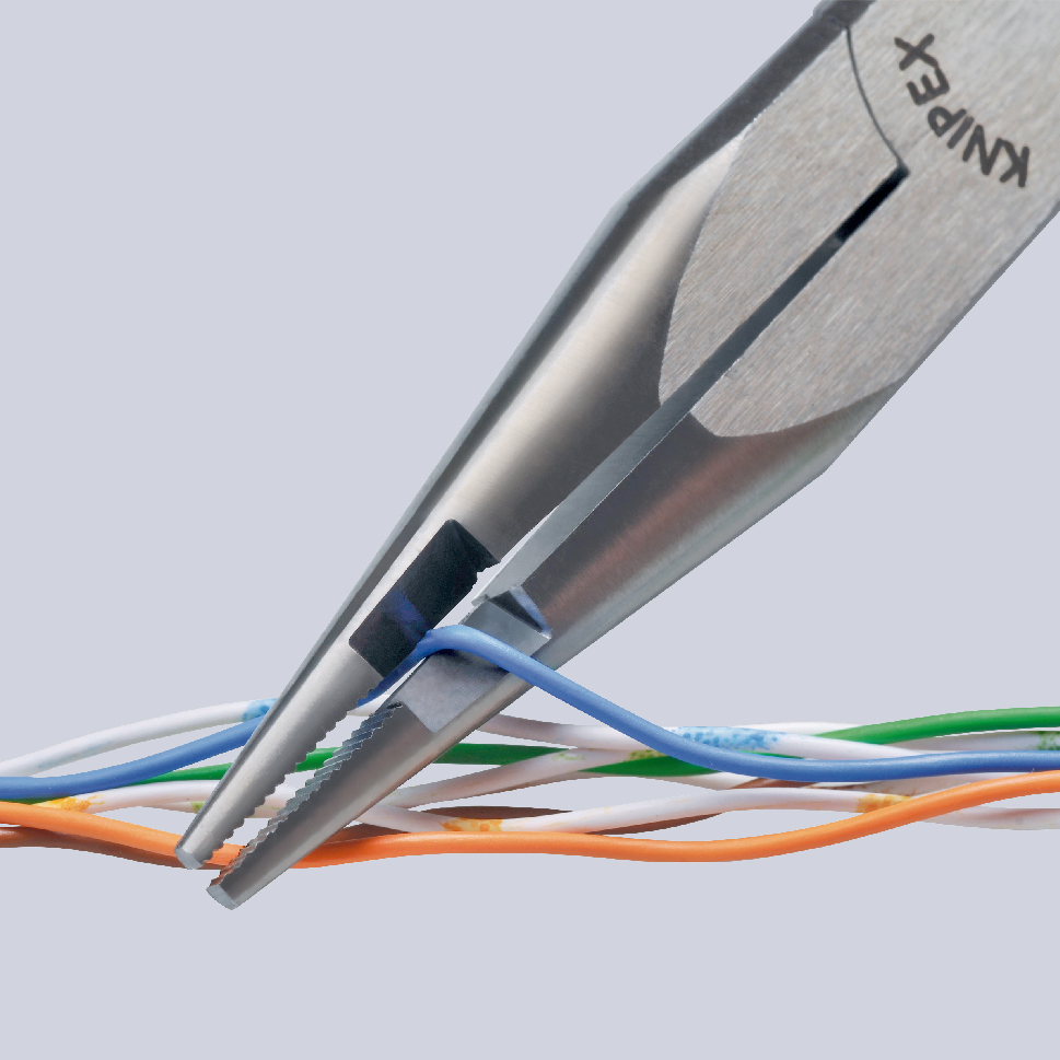 Pince telephone 1/2 ronde avc coupe fils KNIPEX - 27 01 160