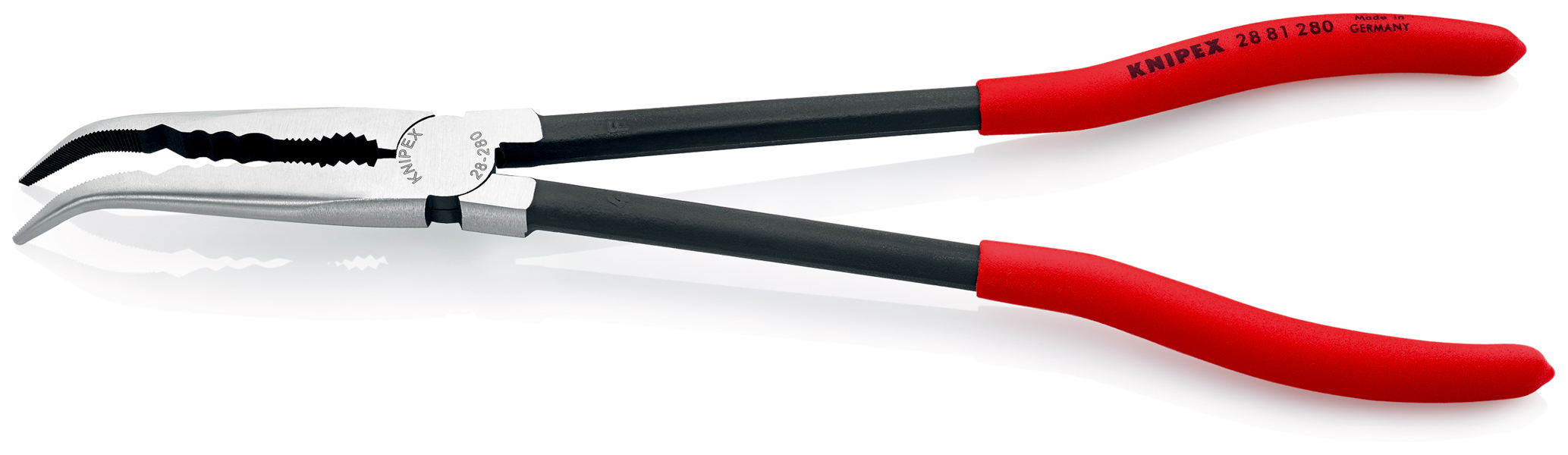 Pince à monter version longue 280mm 45° KNIPEX - 28 81 280