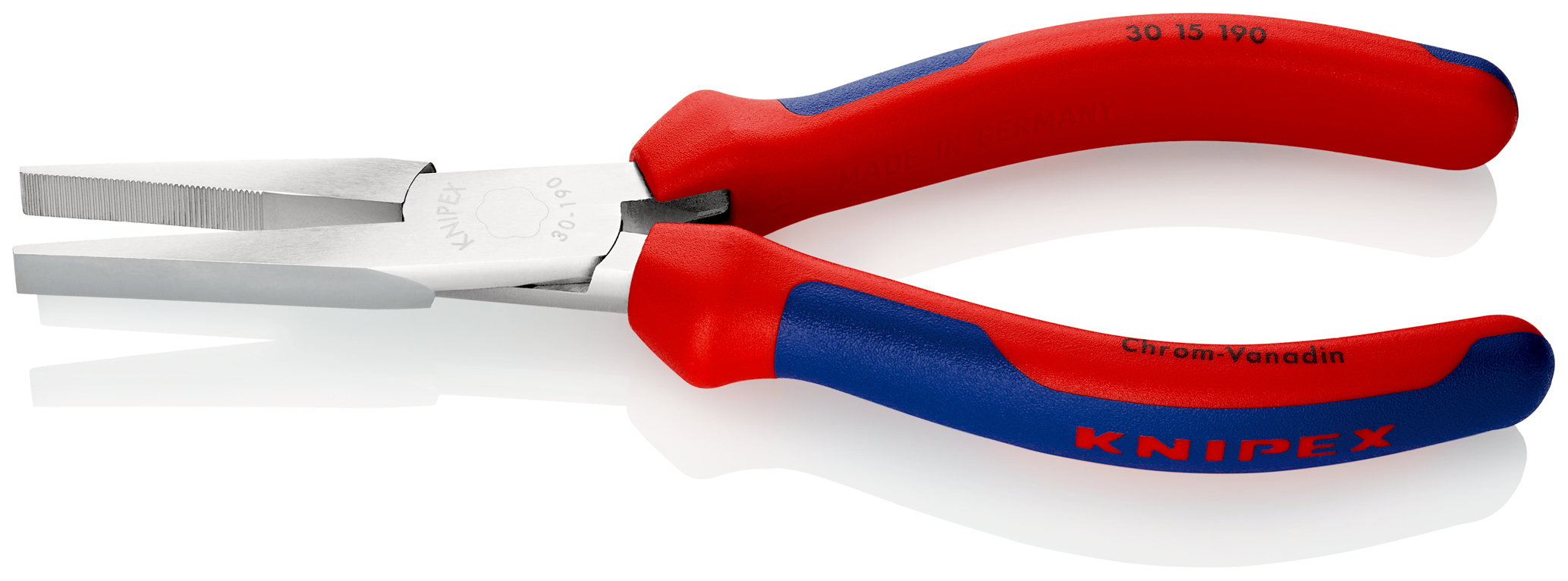 Pince à becs longs 190mm chrome KNIPEX - 30 15 190