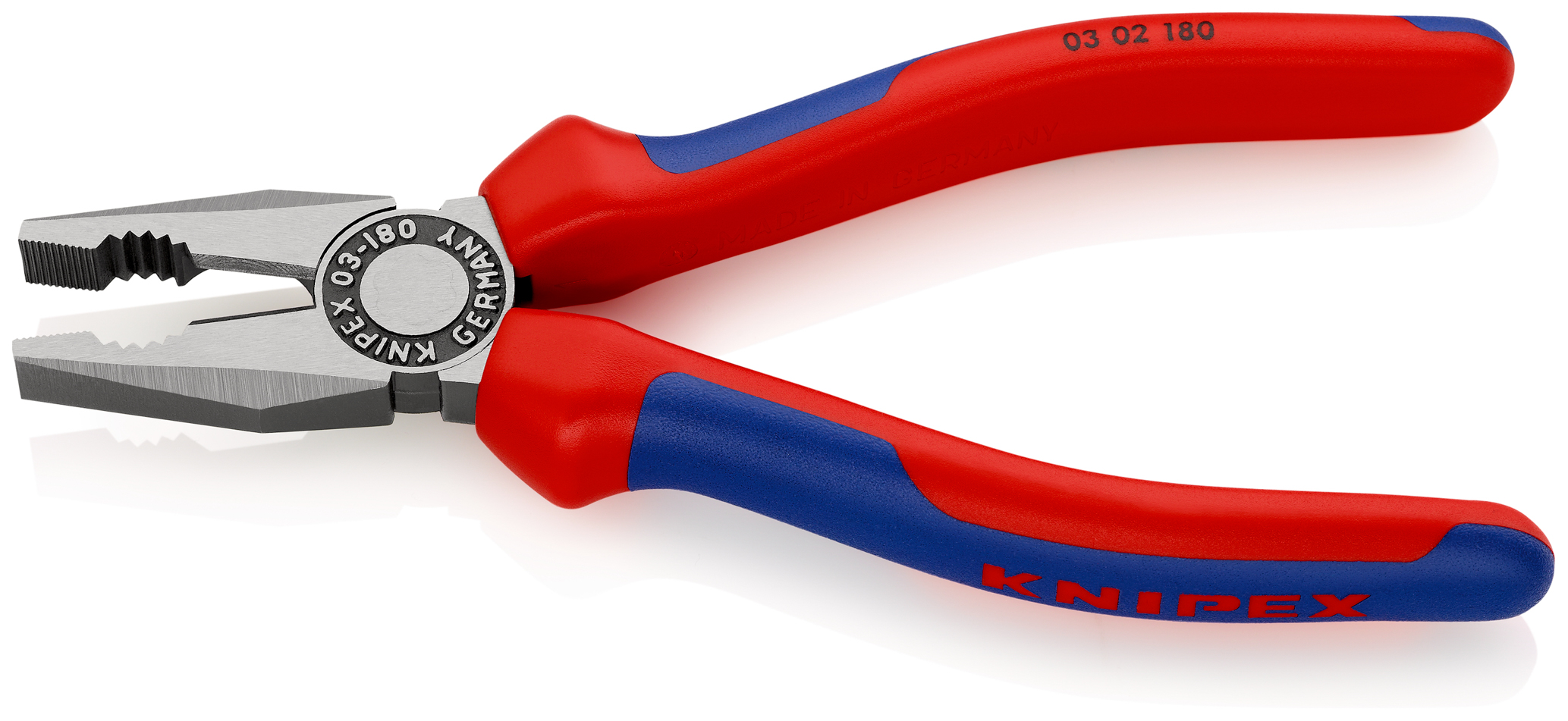 Pince universelle 180mm bimatiere KNIPEX - 03 02 180