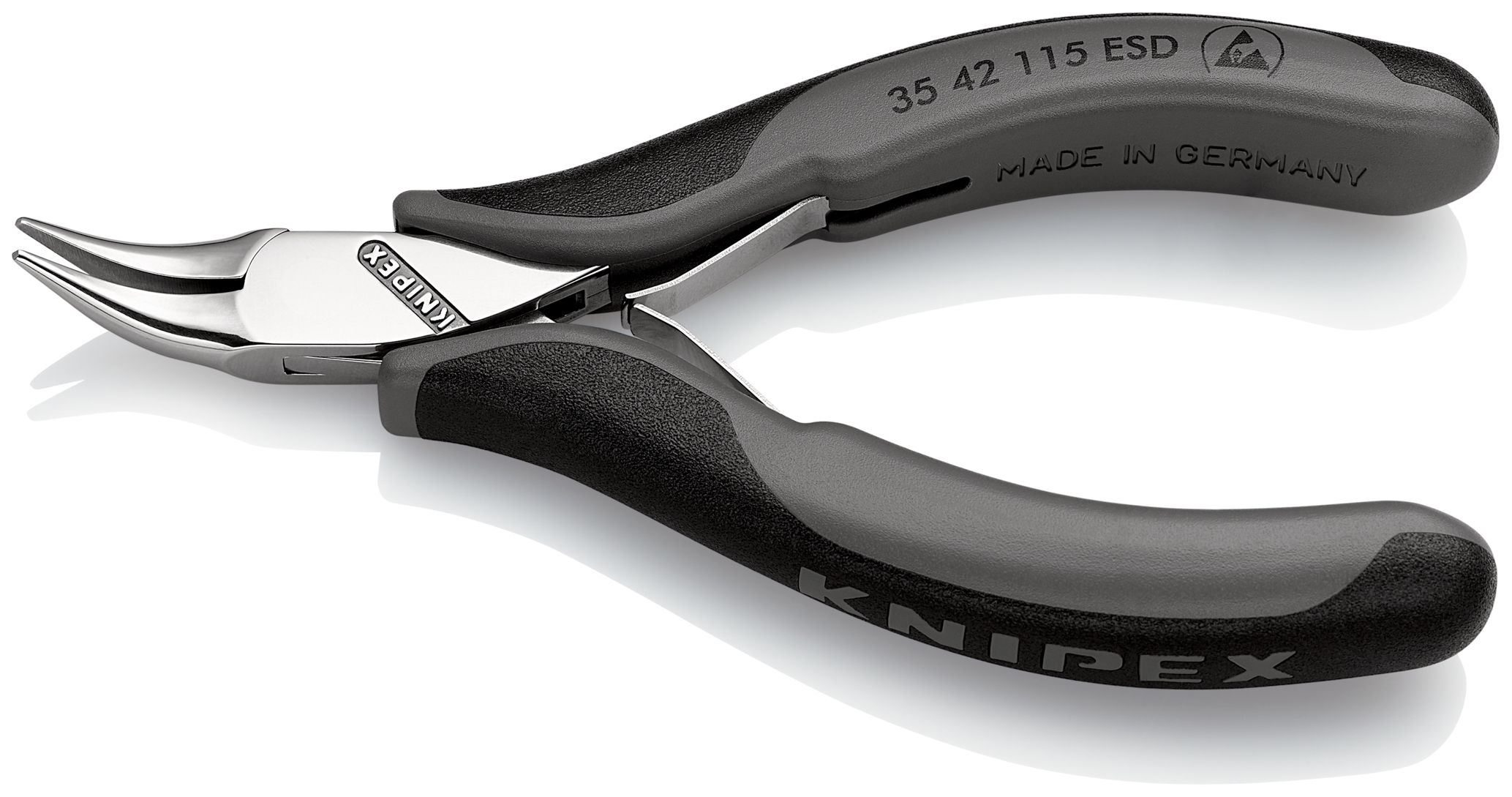 Pince prehension electro 115mm esd 45° KNIPEX - 35 42 115 ESD
