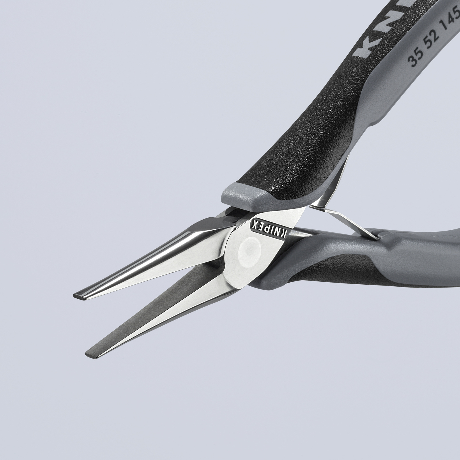 Pince de préhension pour l'électronique ESD avec gaines bi-matière polie miroir KNIPEX - 3552145ESD