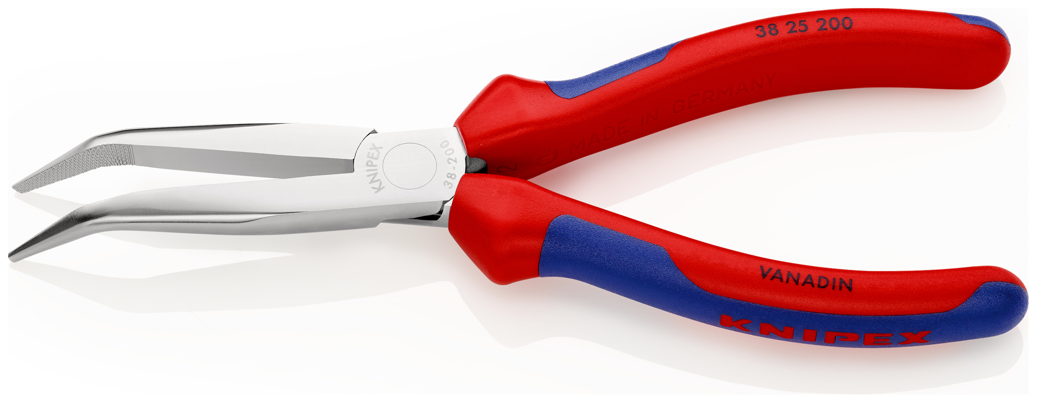 Pince de mecanicien 200mm chrome 40° KNIPEX - 38 25 200
