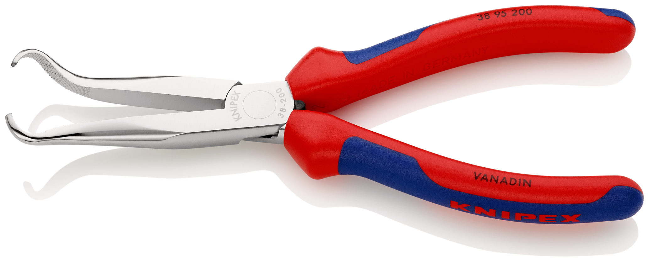 Pince cosses bougie 200mm chrome 45° KNIPEX - 38 95 200