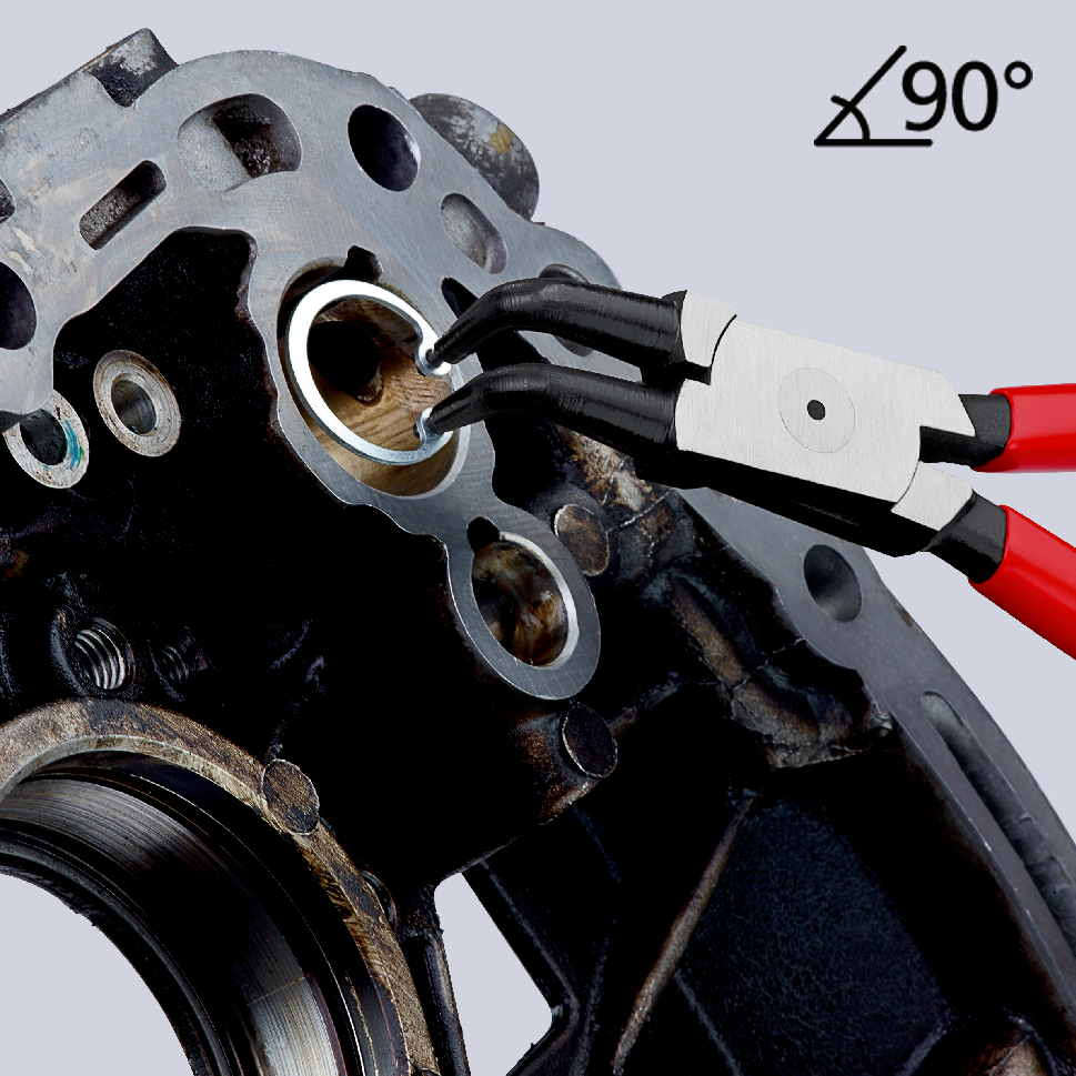 Pince 170mm circlips int. 19-60mm 90° KNIPEX - 44 21 J21