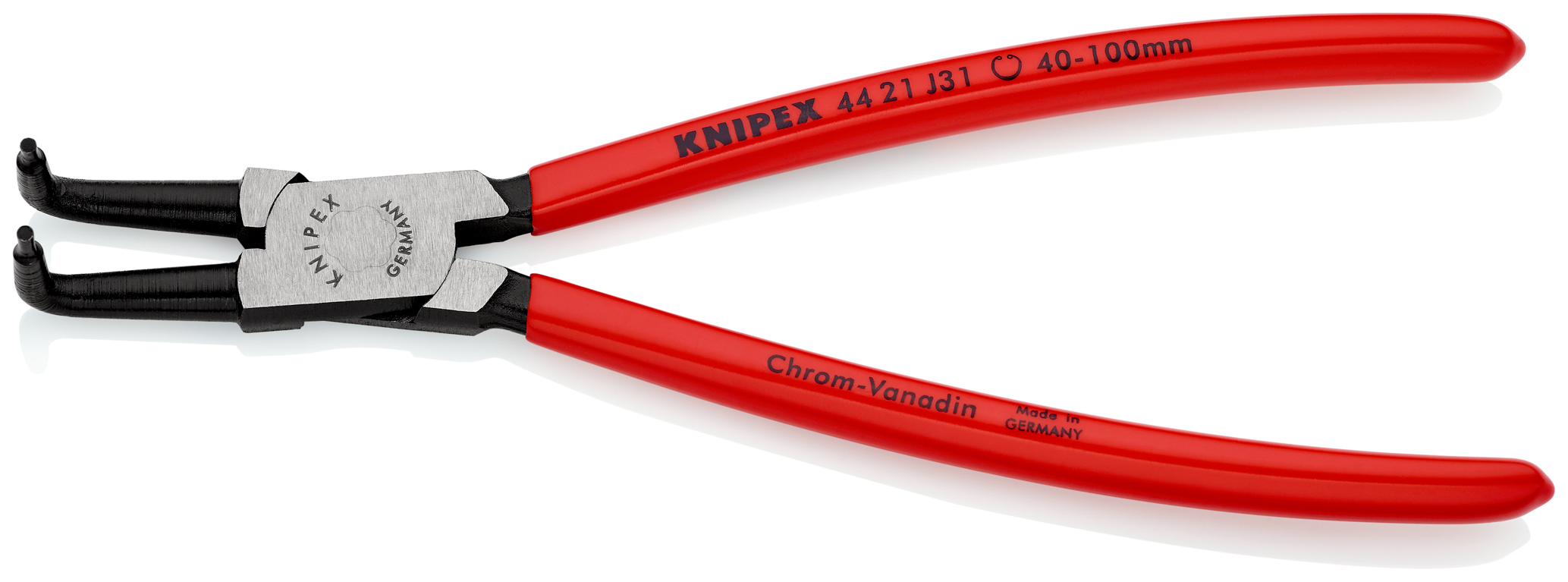 Pince 215mm circlips int. 40-100mm 90° KNIPEX - 44 21 J31