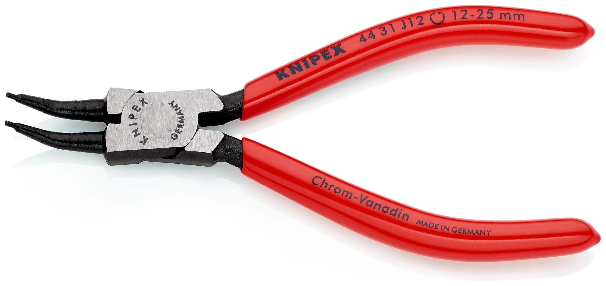 Pince 140mm pour circlips intérieurs 12-25mm 45° - KNIPEX - 44 31 J12