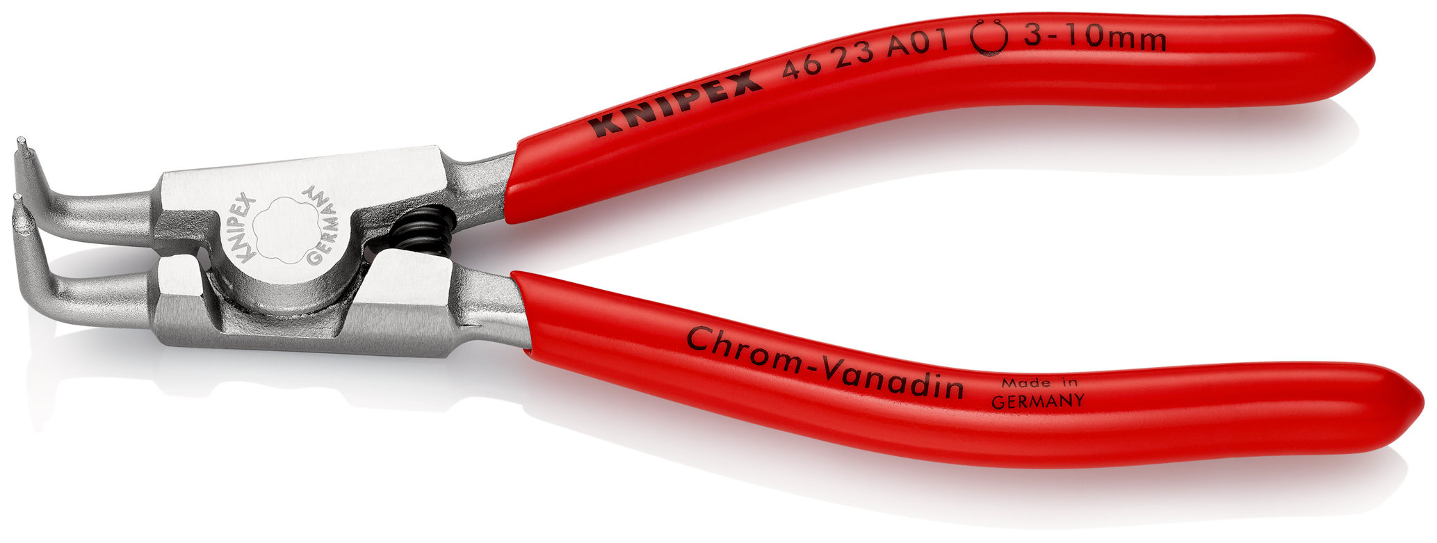 Pce 125mm circl. ext. 3-10mm chrome 90° KNIPEX - 46 23 A01