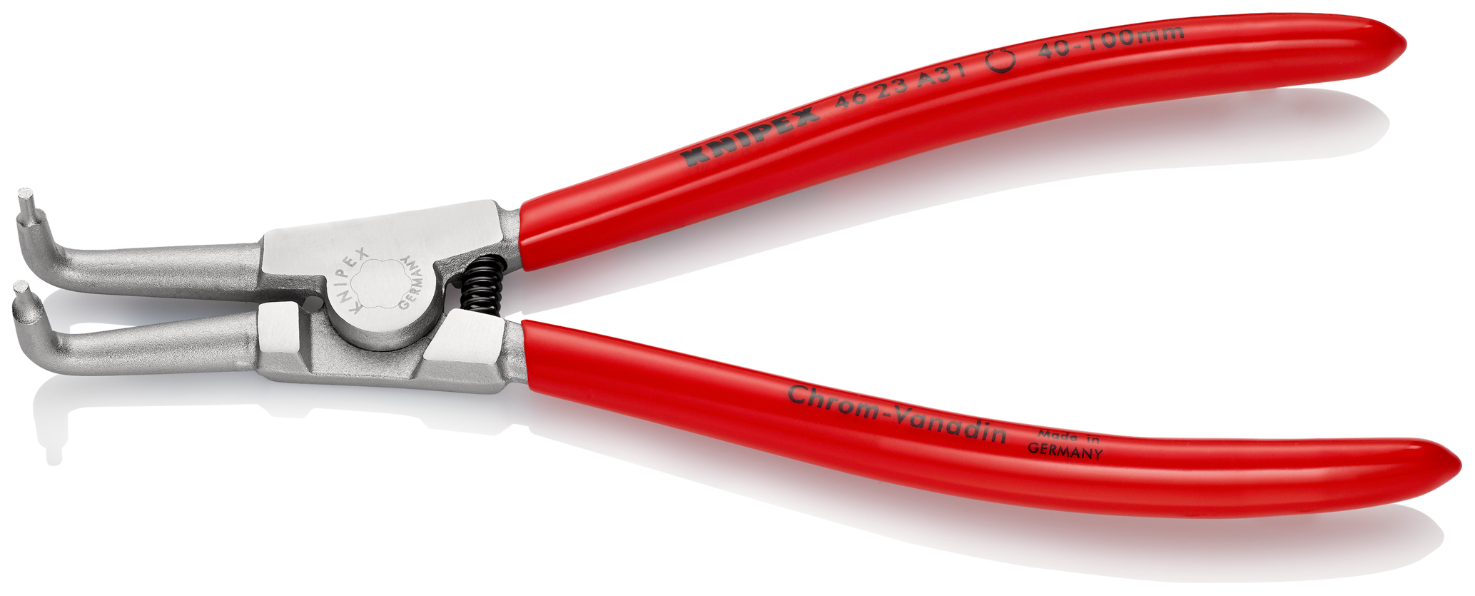 Pce 200mm circl. ext 40-100mm chrome 90° KNIPEX - 46 23 A31