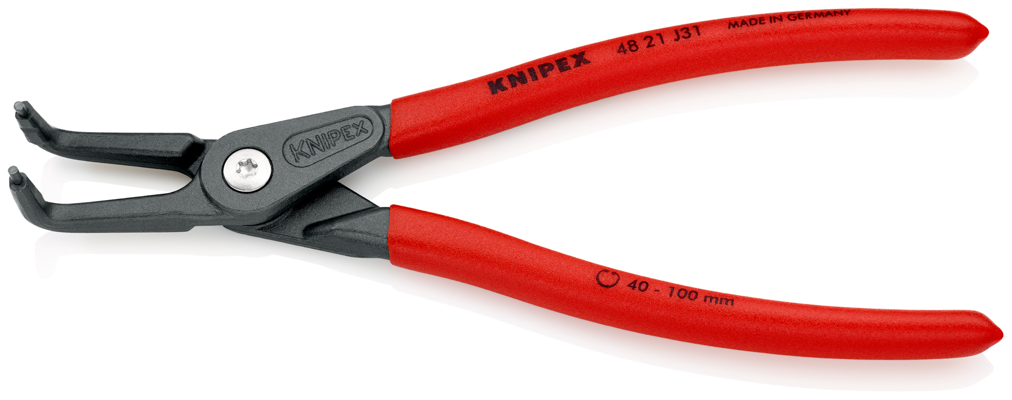 Pince 210mm circlips int. 40-100mm 90° KNIPEX - 48 21 J31